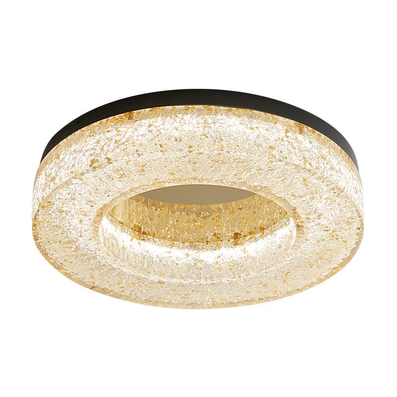 Ashaionis Ice Crack Circle Resin Ceiling Lamp - Letslighting