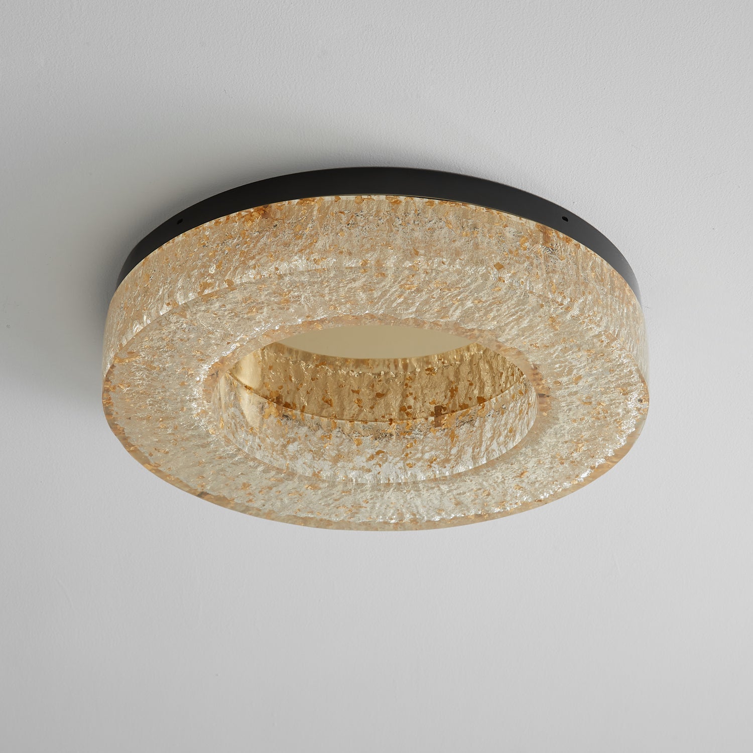 Ashaionis Ice Crack Circle Resin Ceiling Lamp - Letslighting