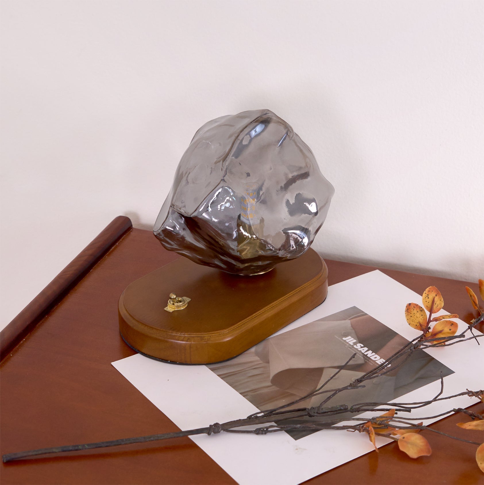 Maris Wood Artistic Table Lamp - Letslighting