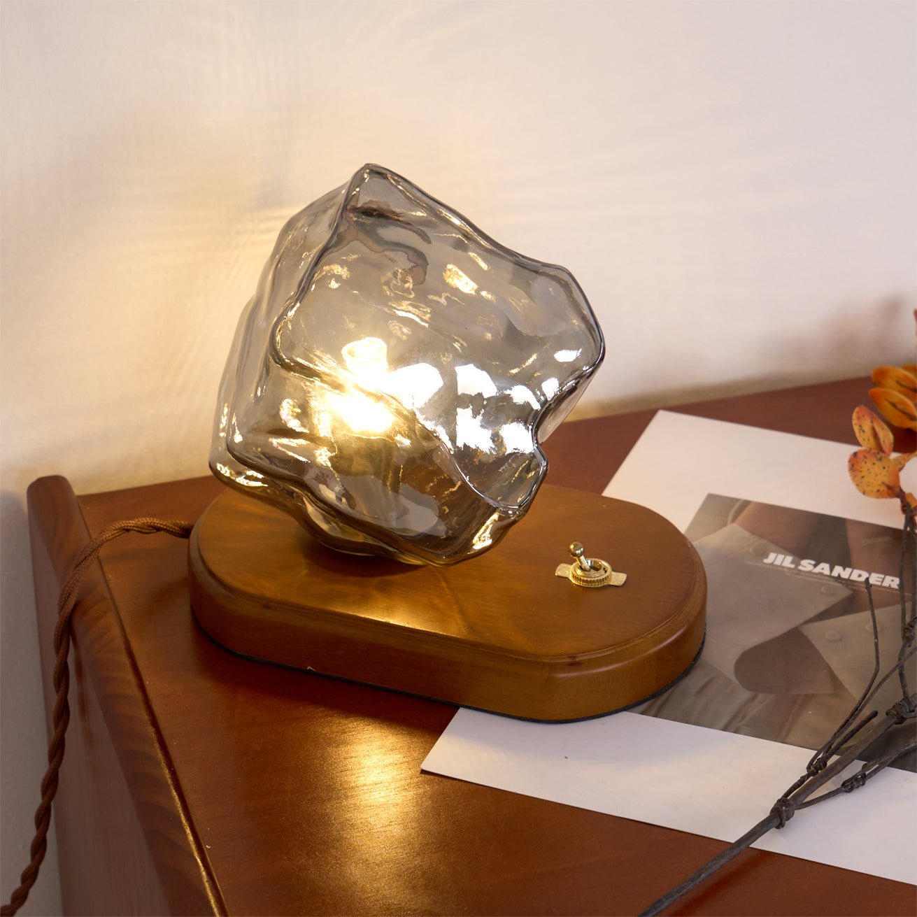 Maris Wood Artistic Table Lamp - Letslighting