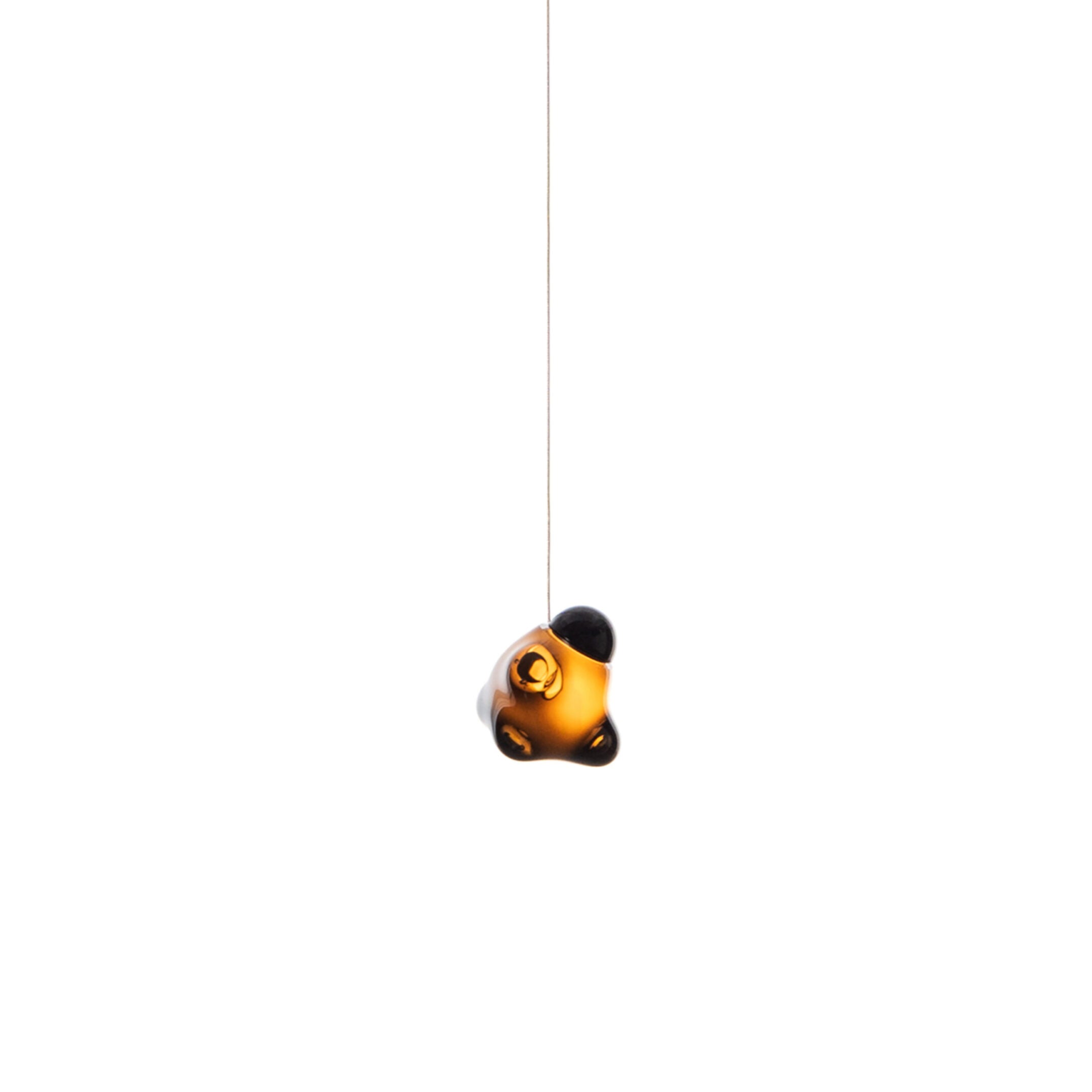 Vasilen Modern Minimalist Ice Pier Black Glass Pendant Lamp - Letslighting