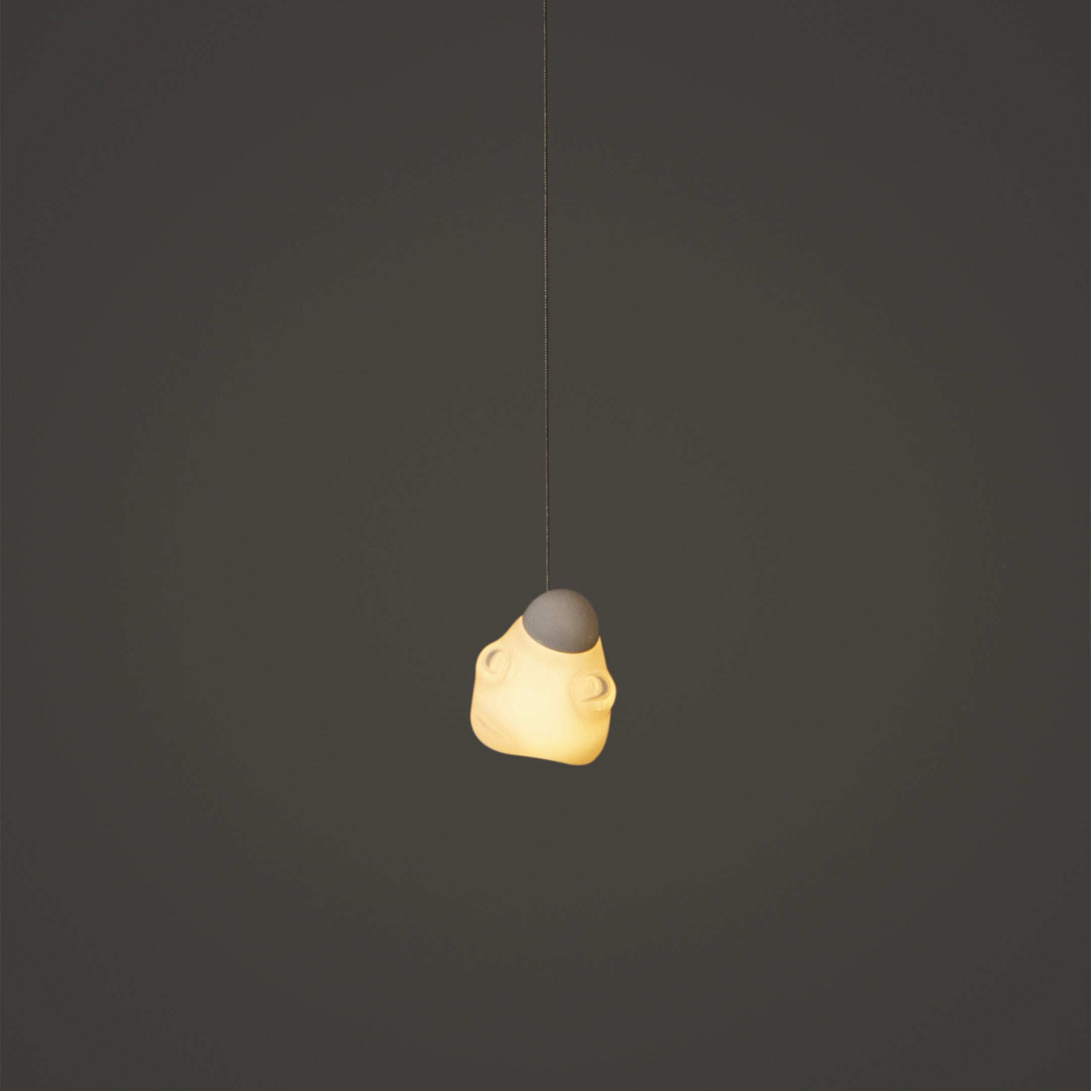 Vasilen Modern Minimalist Ice Pier Black Glass Pendant Lamp - Letslighting