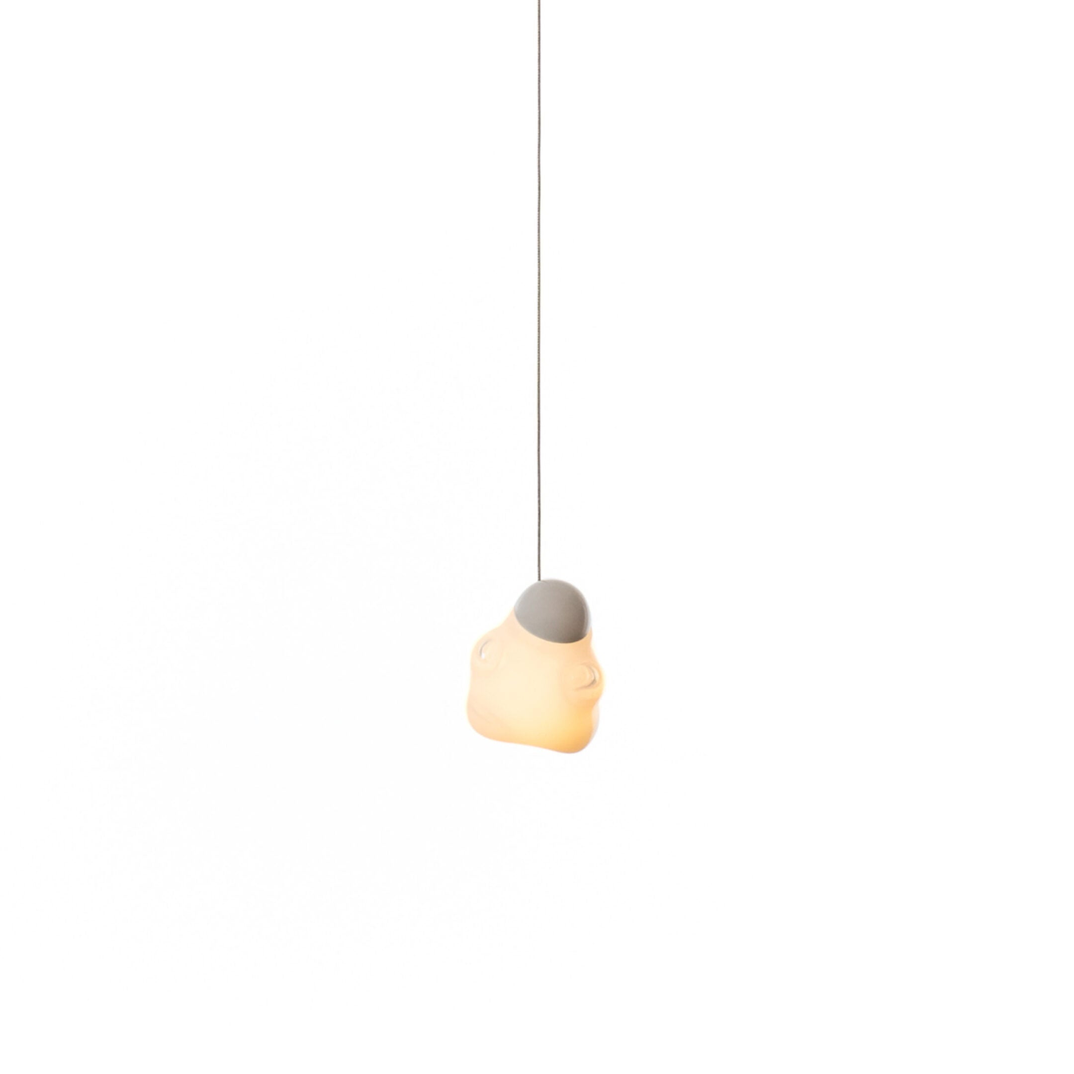 Vasilen Modern Minimalist Ice Pier Black Glass Pendant Lamp - Letslighting
