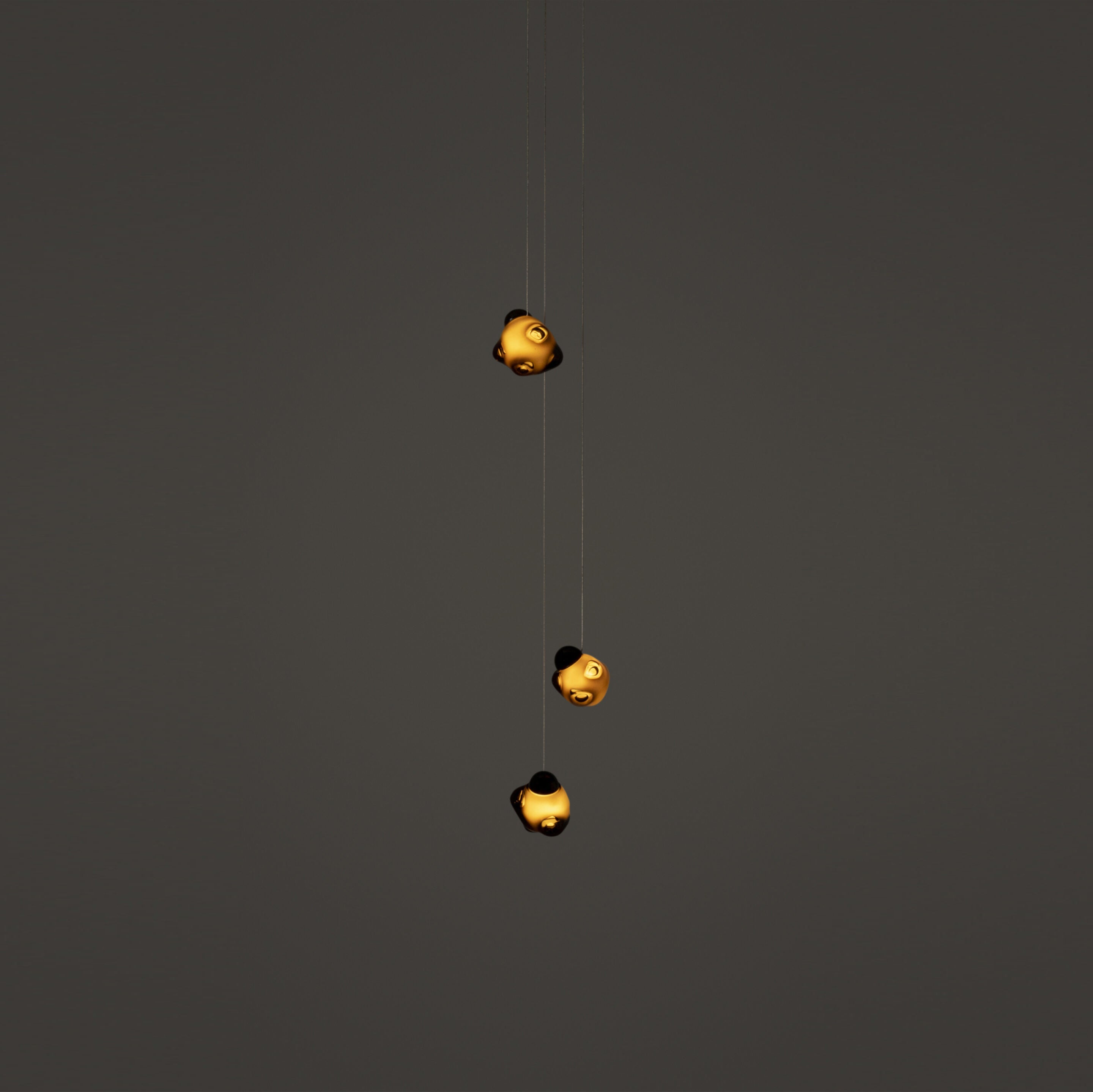 Vasilen Modern Minimalist Ice Pier Black Glass Pendant Lamp - Letslighting