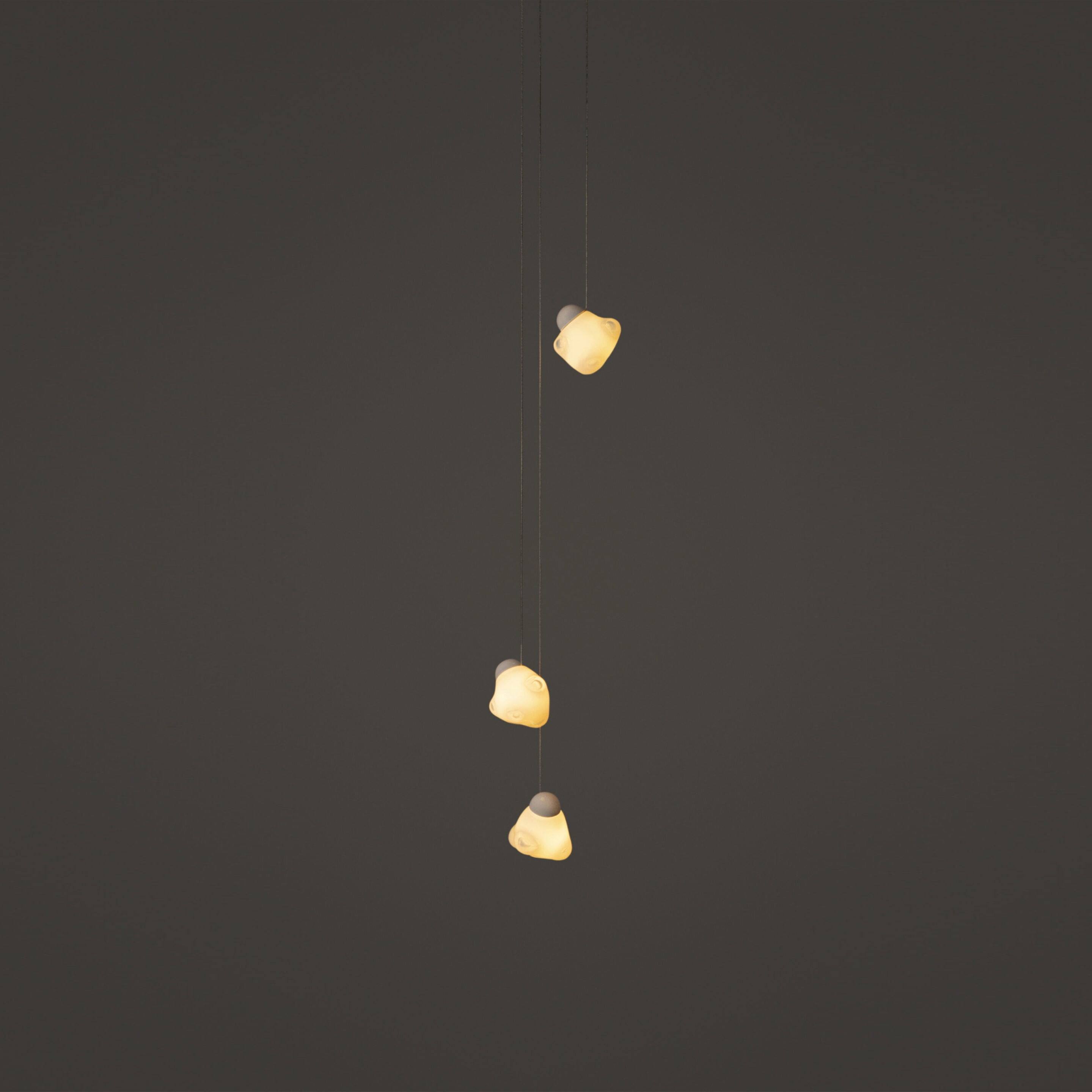 Vasilen Modern Minimalist Ice Pier Black Glass Pendant Lamp - Letslighting