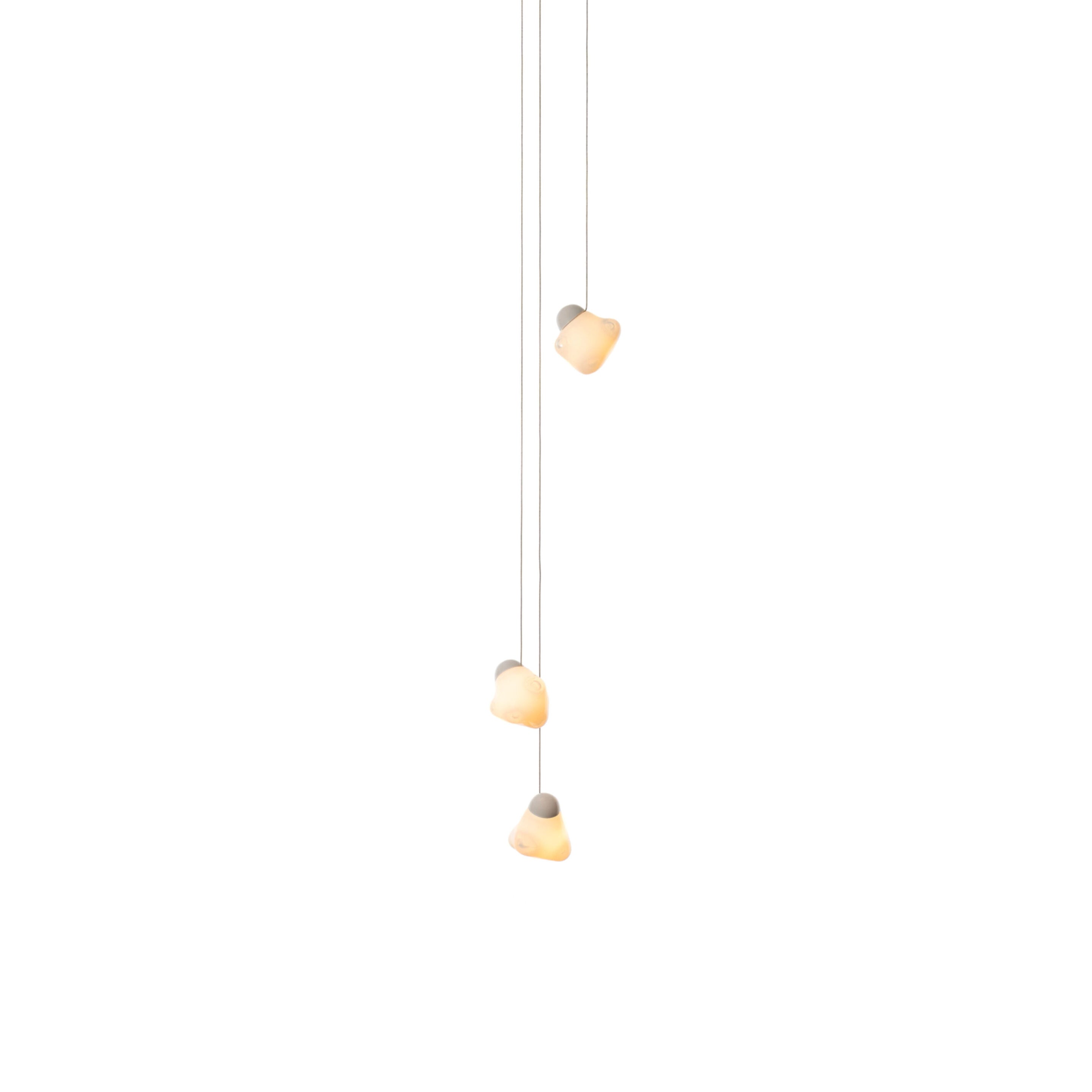 Vasilen Modern Minimalist Ice Pier Black Glass Pendant Lamp - Letslighting