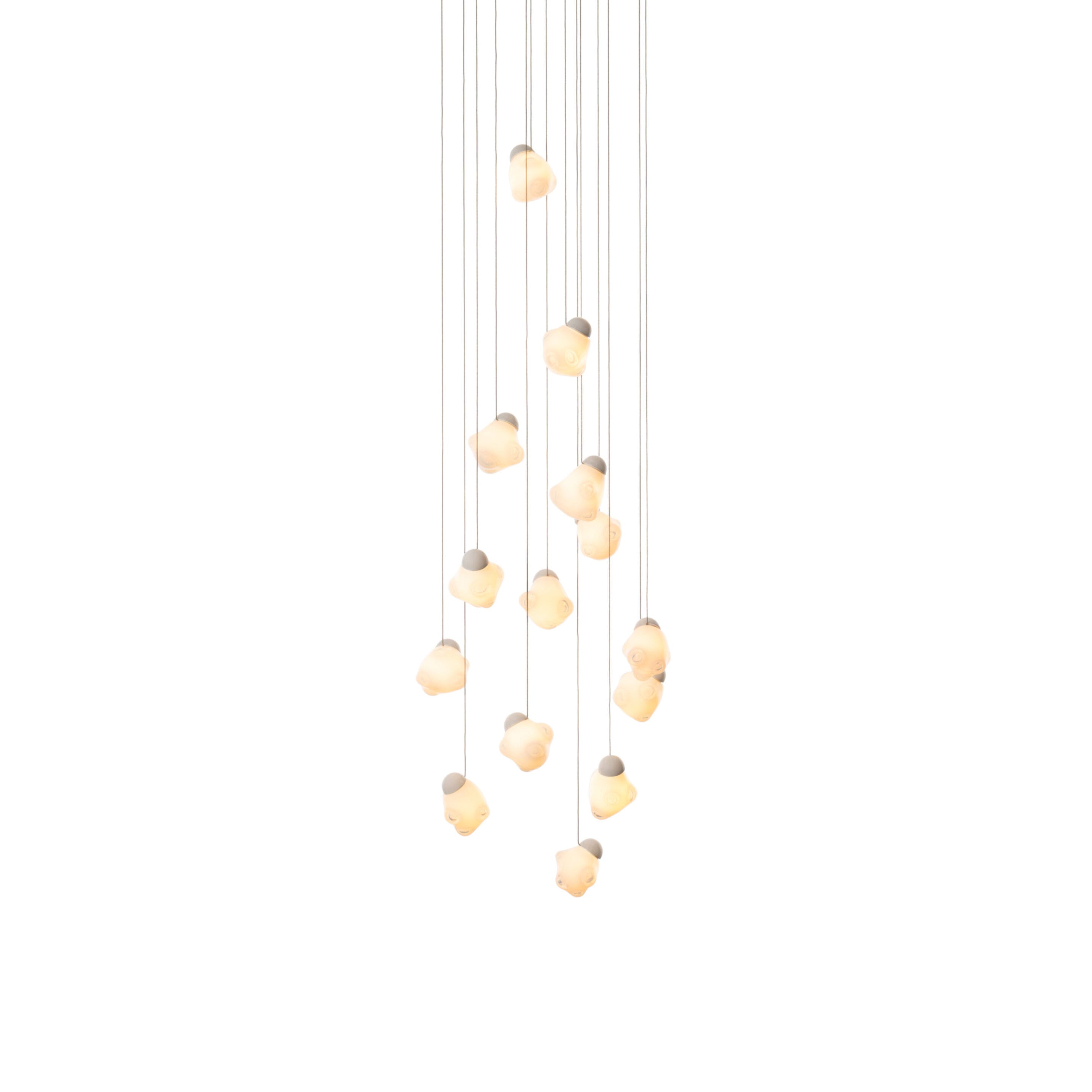 Vasilen Modern Minimalist Ice Pier Black Glass Pendant Lamp - Letslighting