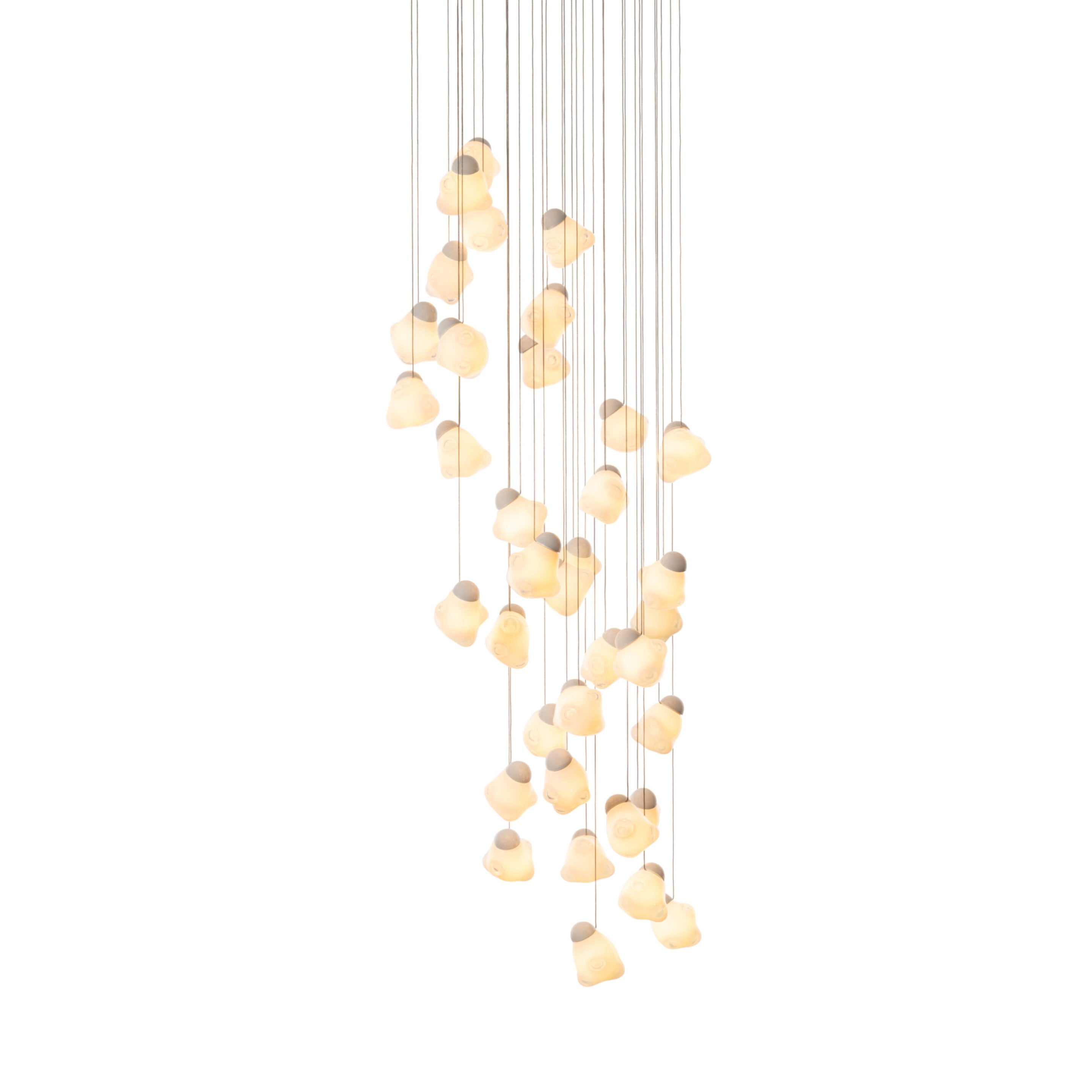 Vasilen Modern Minimalist Ice Pier Black Glass Pendant Lamp - Letslighting