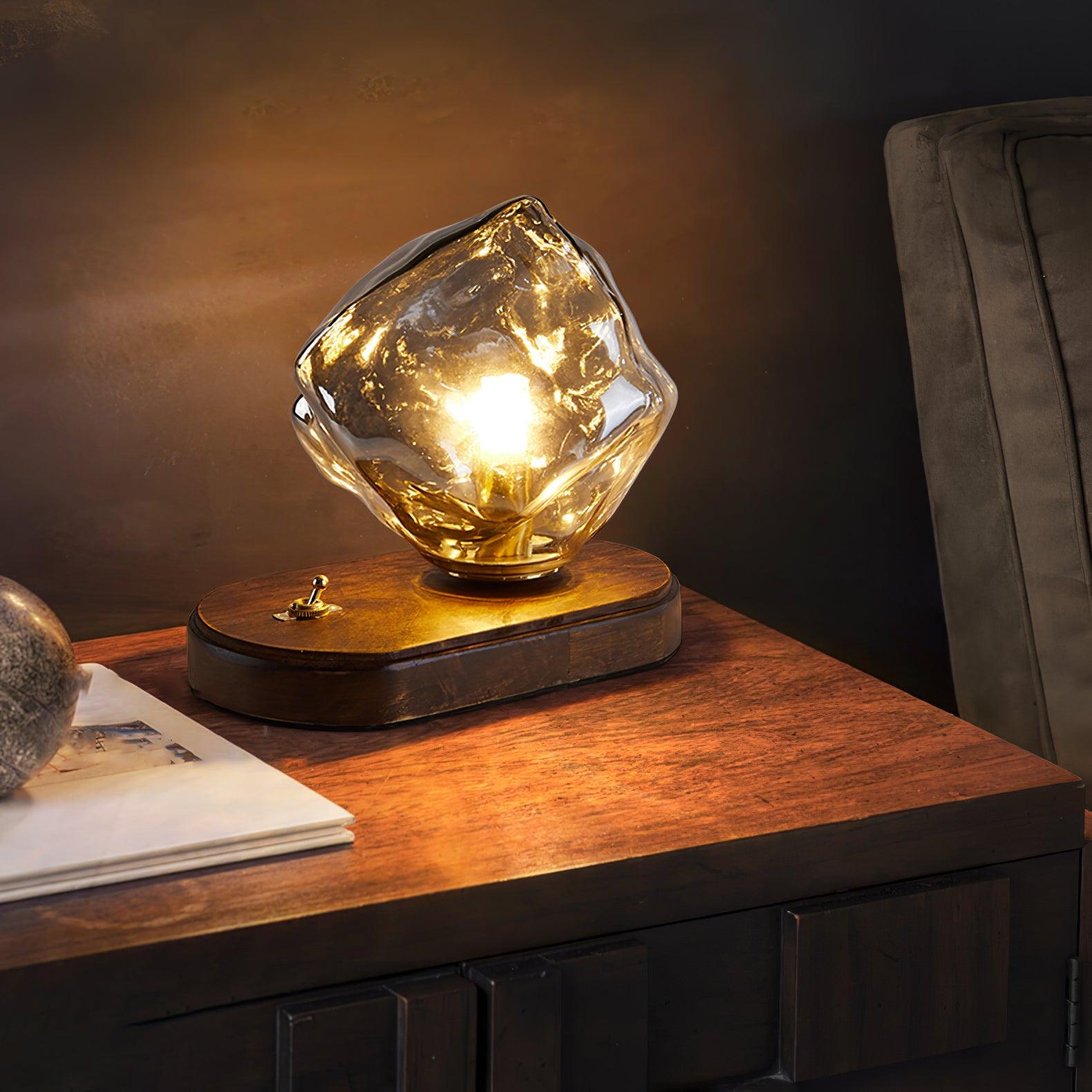 Maris Wood Artistic Table Lamp - Letslighting