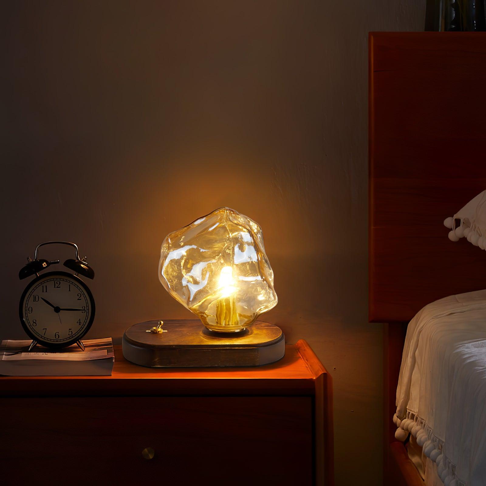 Maris Wood Artistic Table Lamp - Letslighting