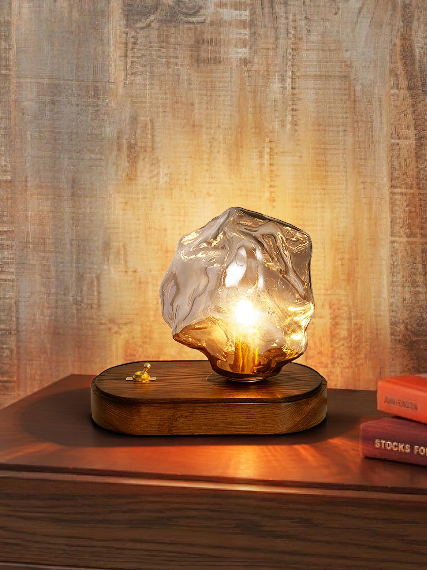 Maris Wood Artistic Table Lamp - Letslighting