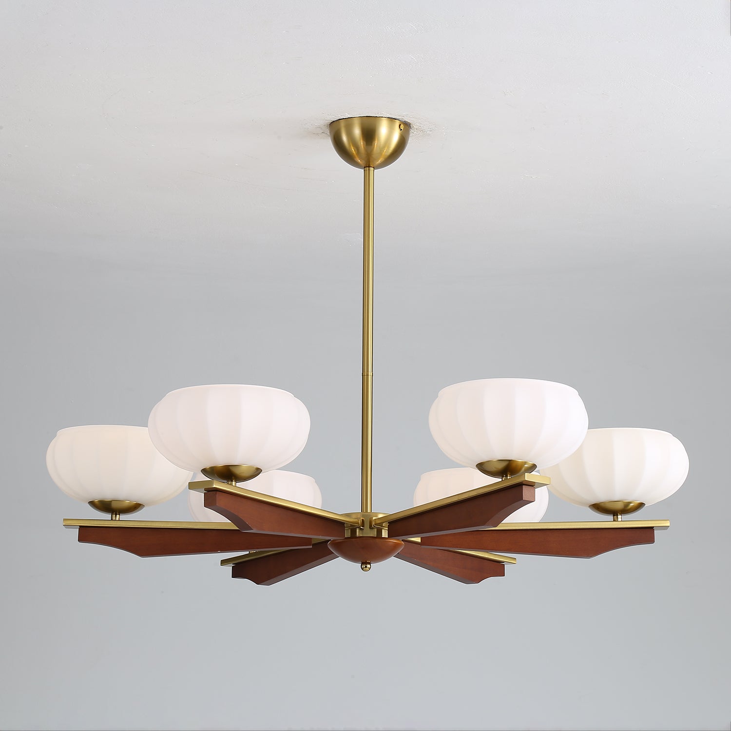 Uzoror Traditional Elegance Vintage Wood Chandelier - Letslighting
