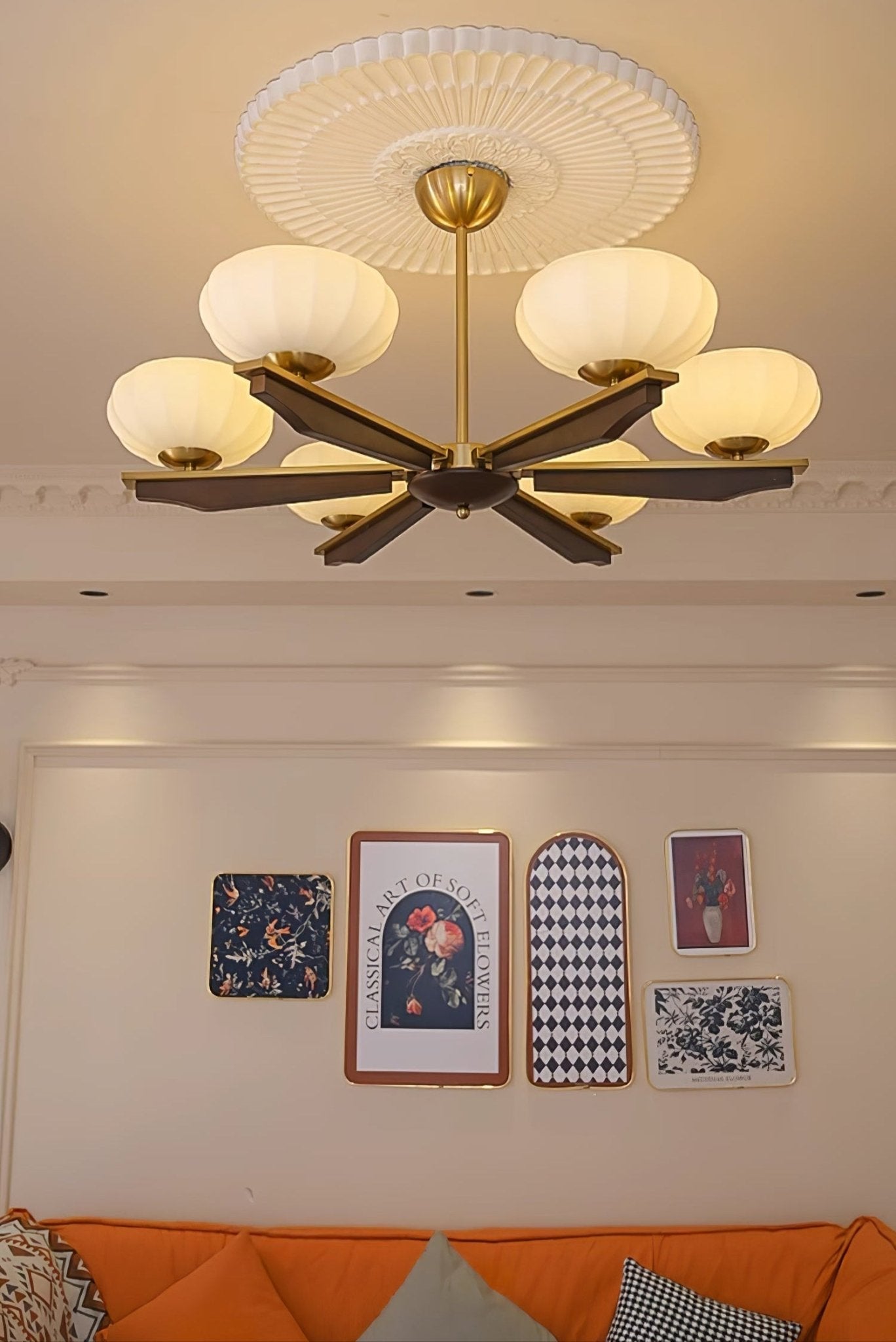 Uzoror Traditional Elegance Vintage Wood Chandelier - Letslighting