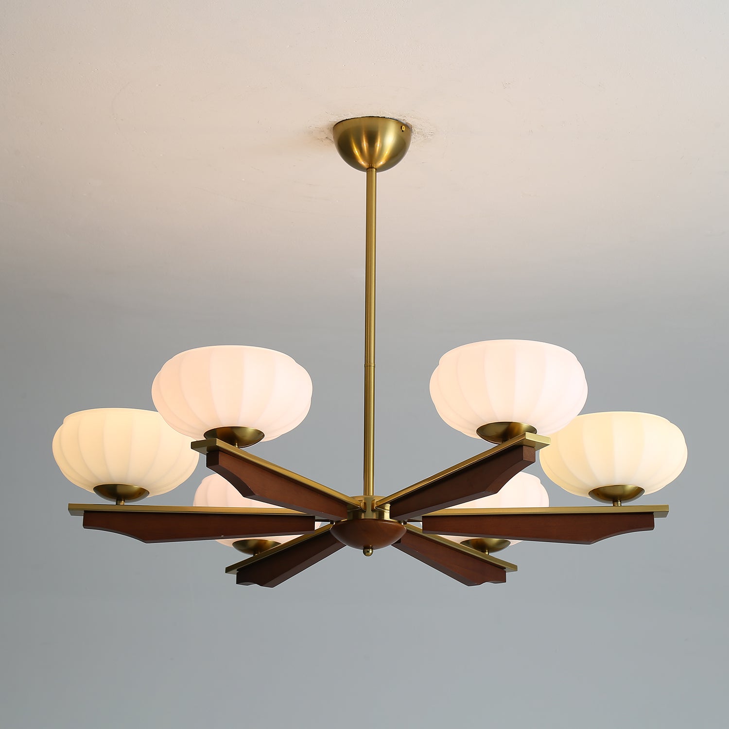 Uzoror Traditional Elegance Vintage Wood Chandelier - Letslighting