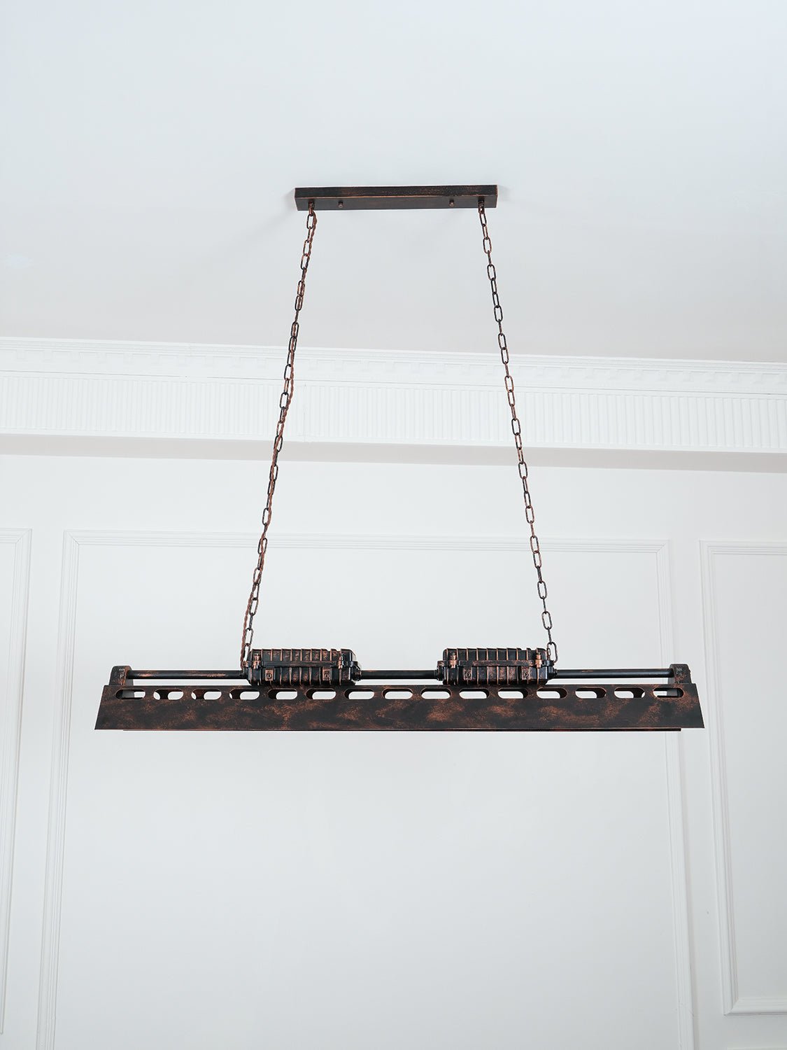 Lustra Chandelier Industrial Rectangular Frame - Letslighting