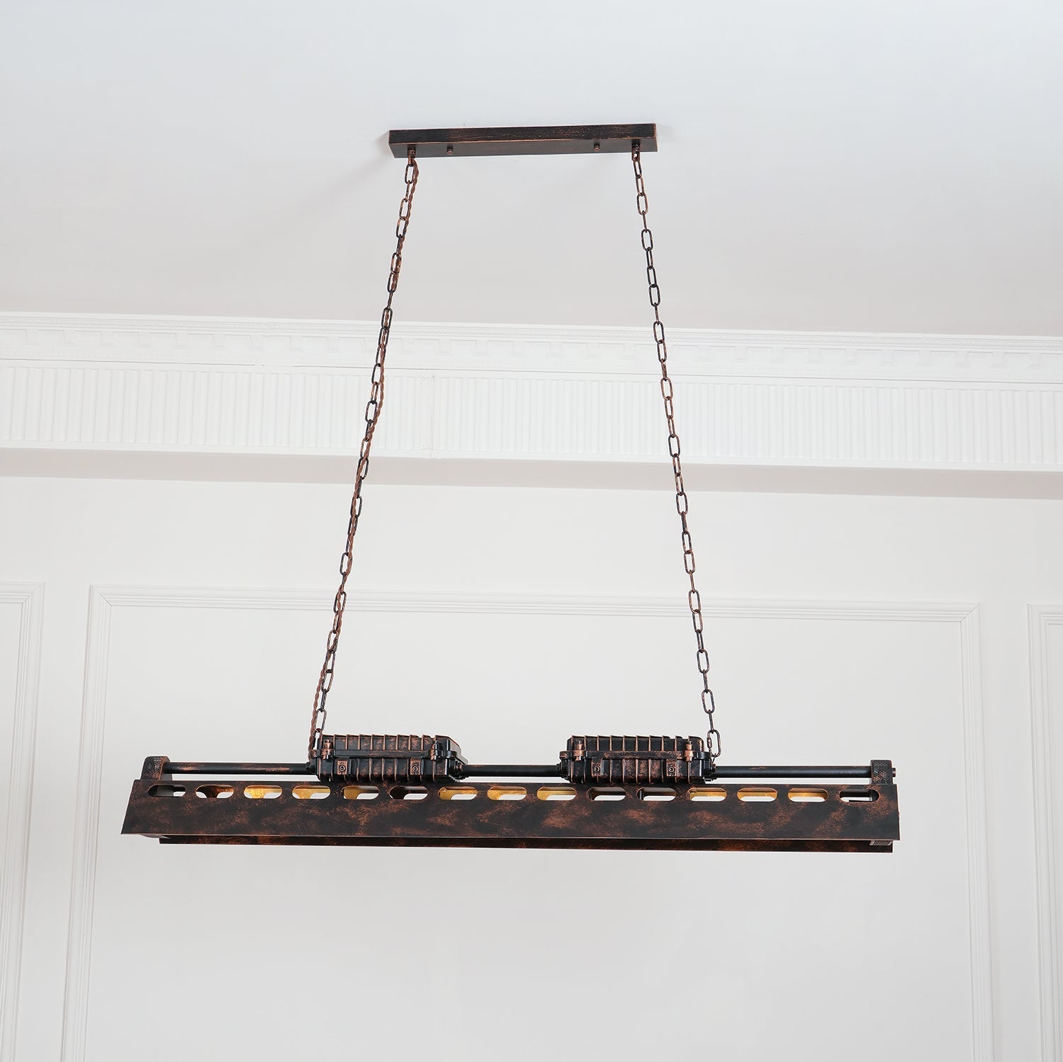 Epoch Industrial Steampunk Indoor Chandelier