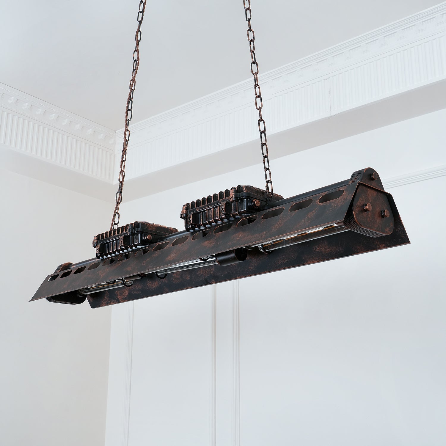 Epoch Industrial Steampunk Indoor Chandelier