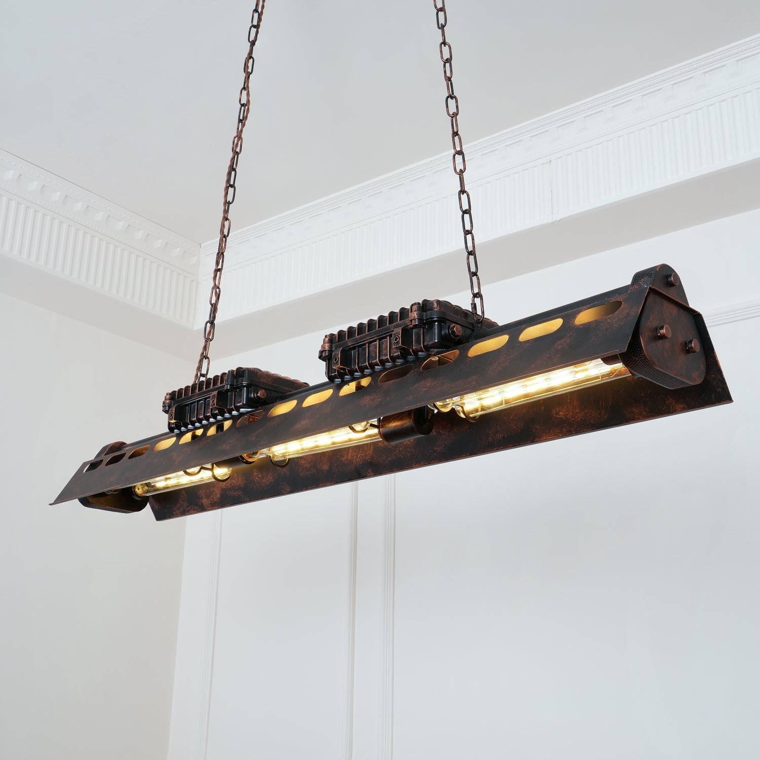 Epoch Industrial Steampunk Indoor Chandelier