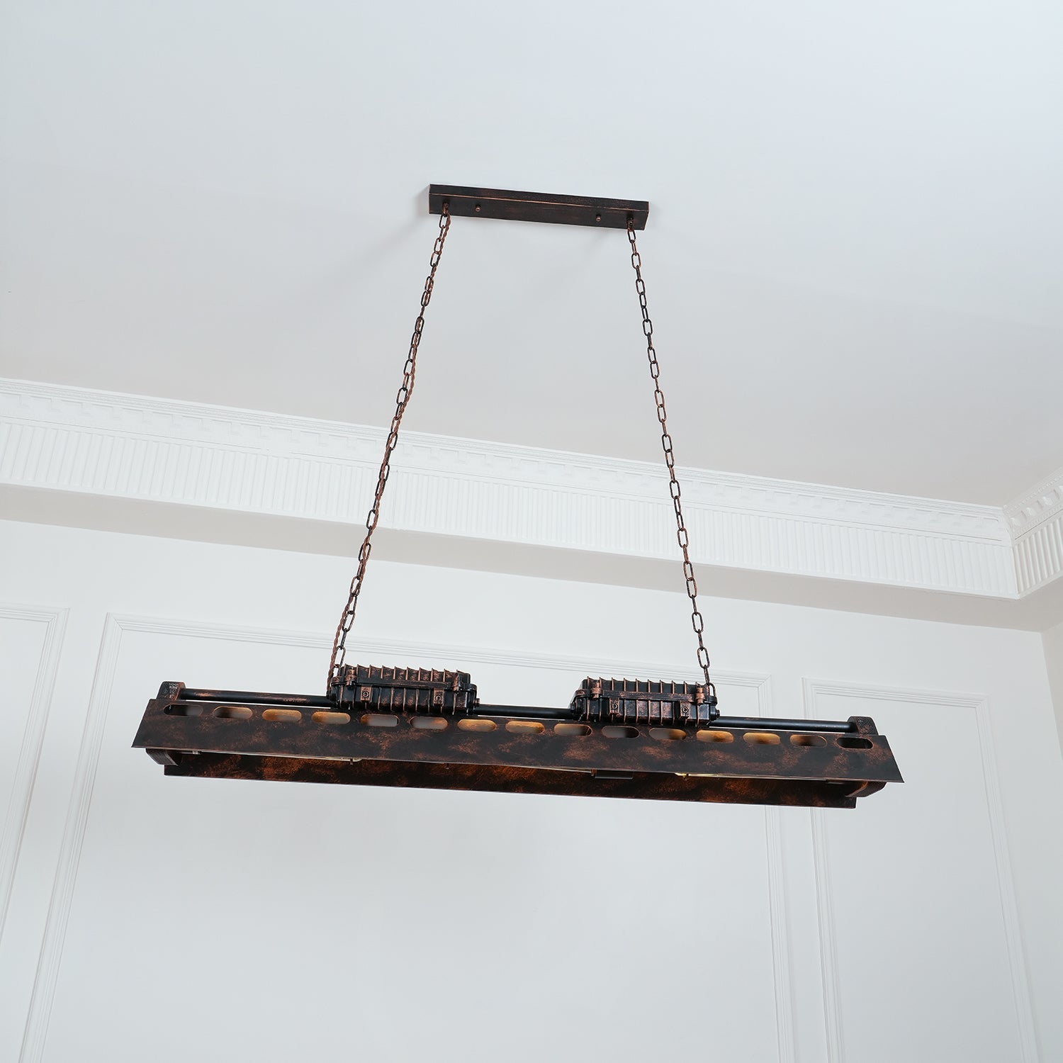 Epoch Industrial Steampunk Indoor Chandelier
