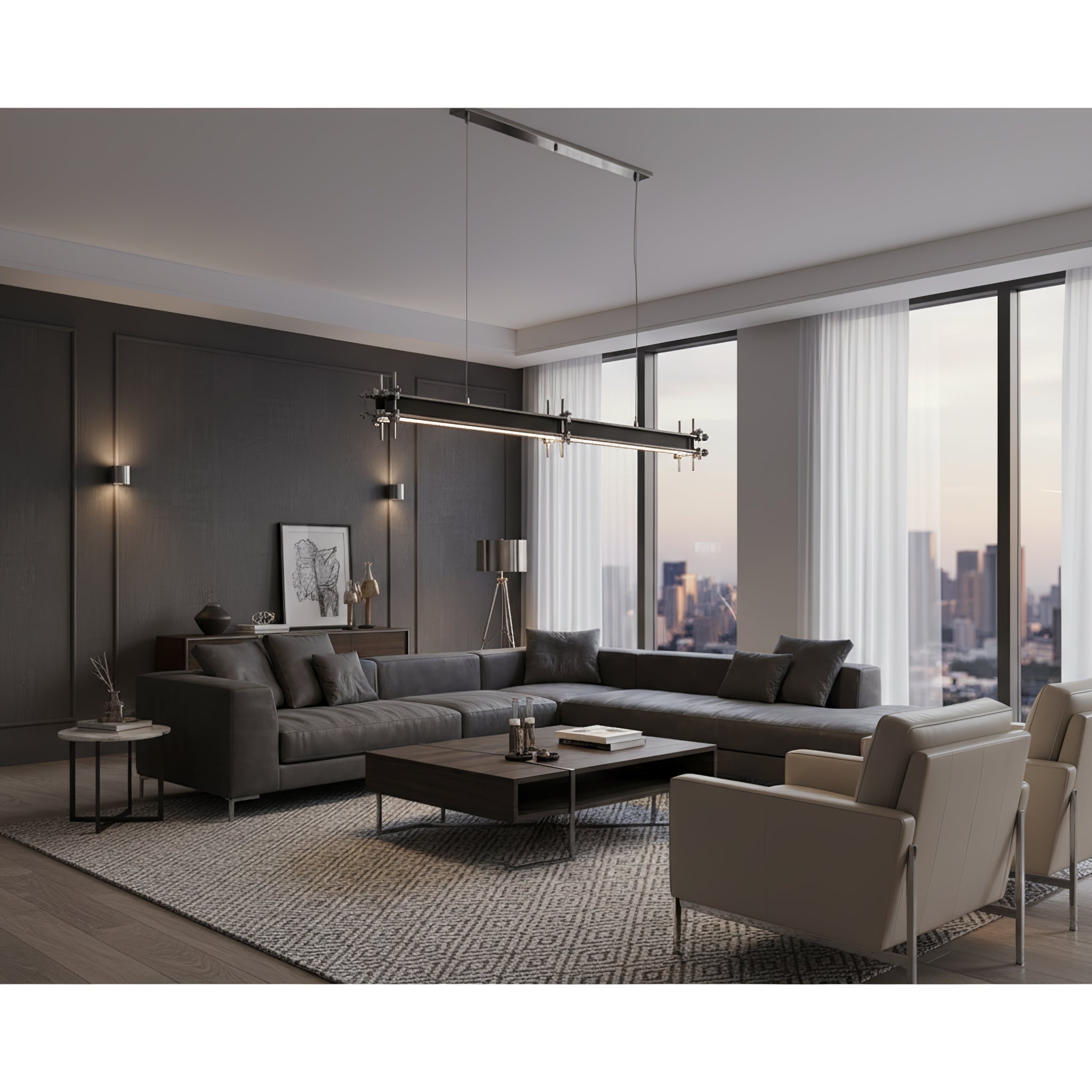 Axis Modern Acrylic Pendant Light