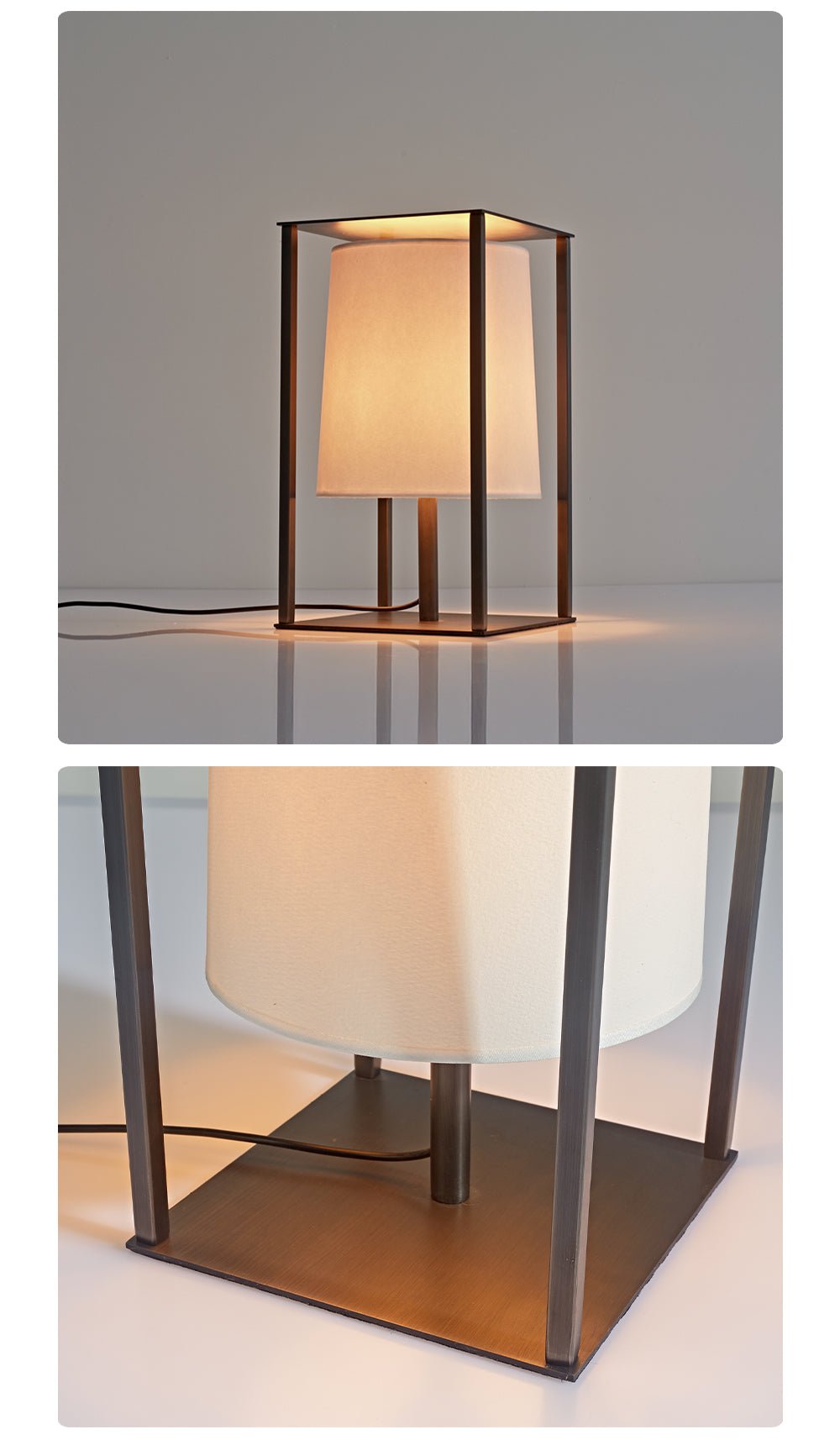Cage Modern Paper Table Lamp