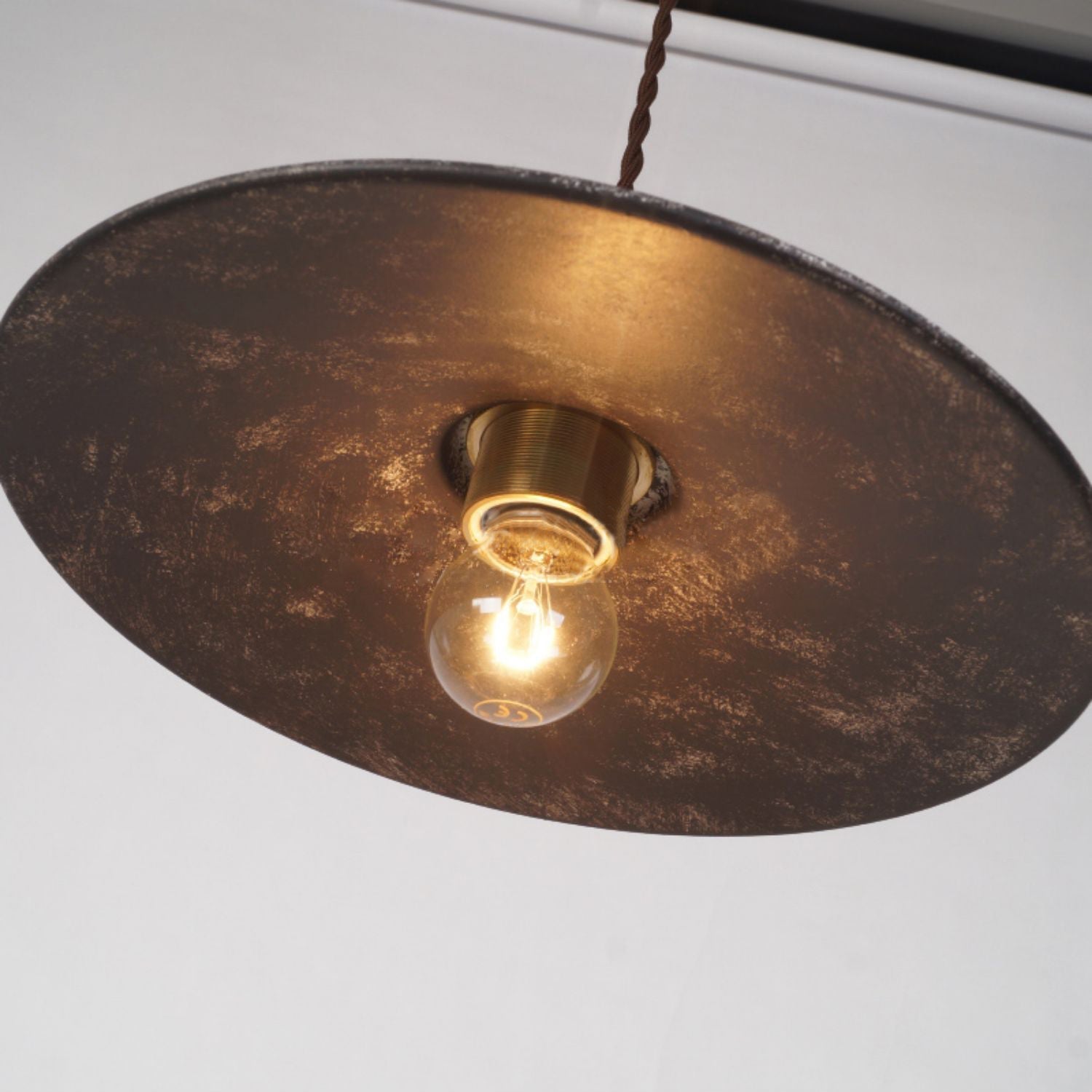 Zotheira Vintage Industrial Flat Pendant Light - Letslighting