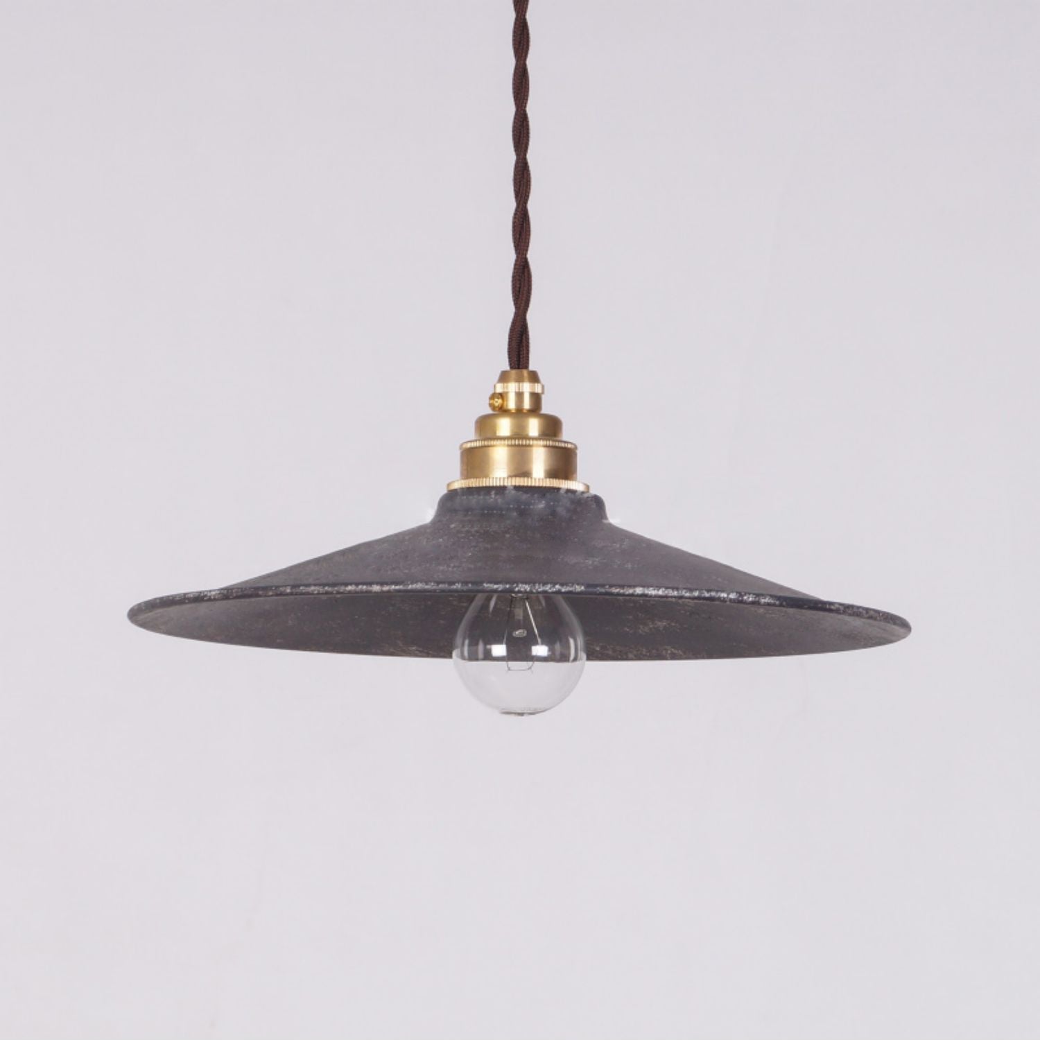 Zotheira Vintage Industrial Flat Pendant Light - Letslighting