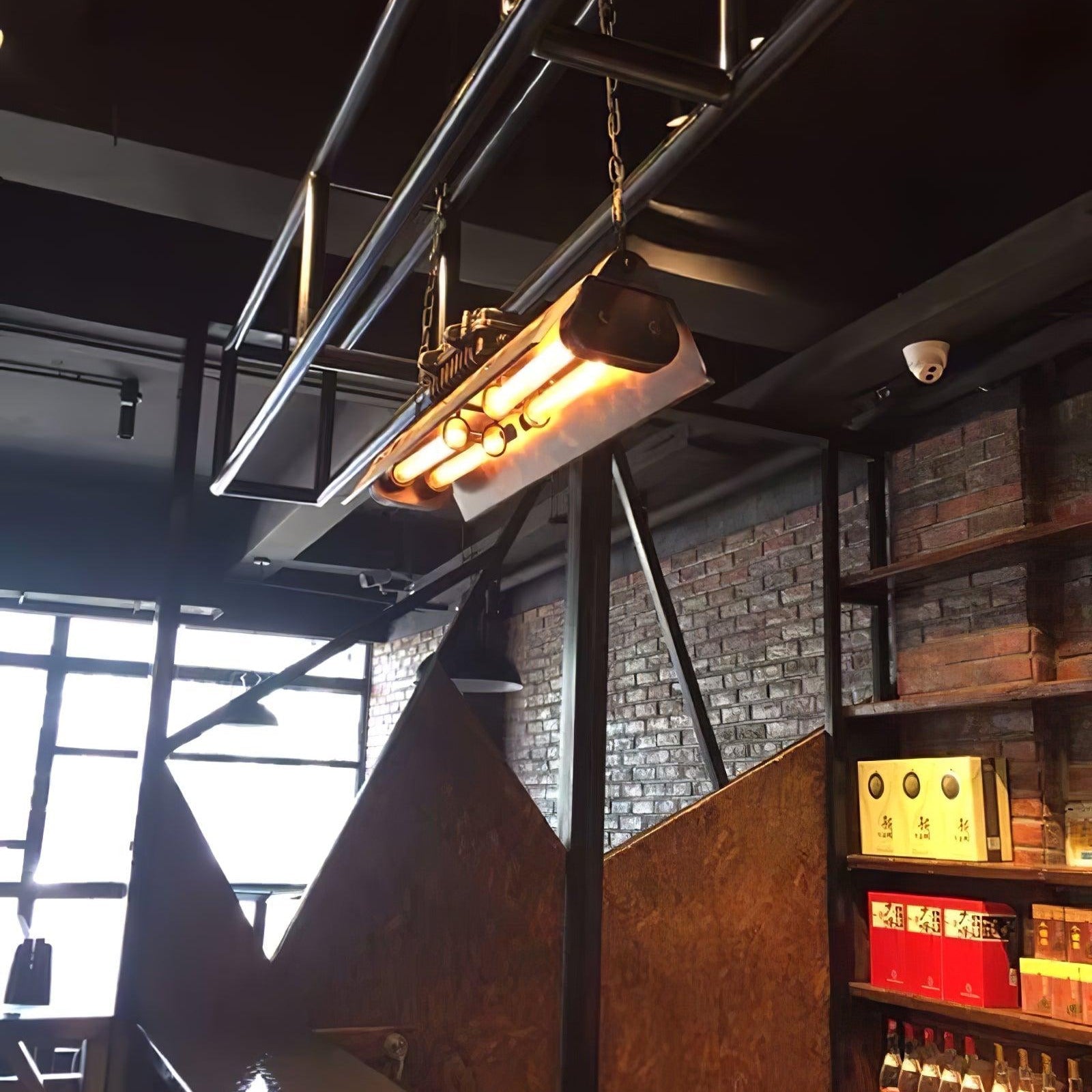 Epoch Industrial Steampunk Indoor Chandelier