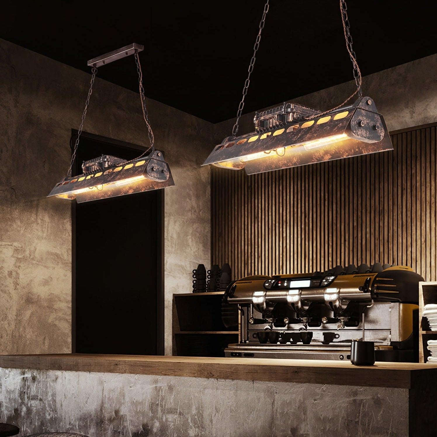 Epoch Industrial Steampunk Indoor Chandelier
