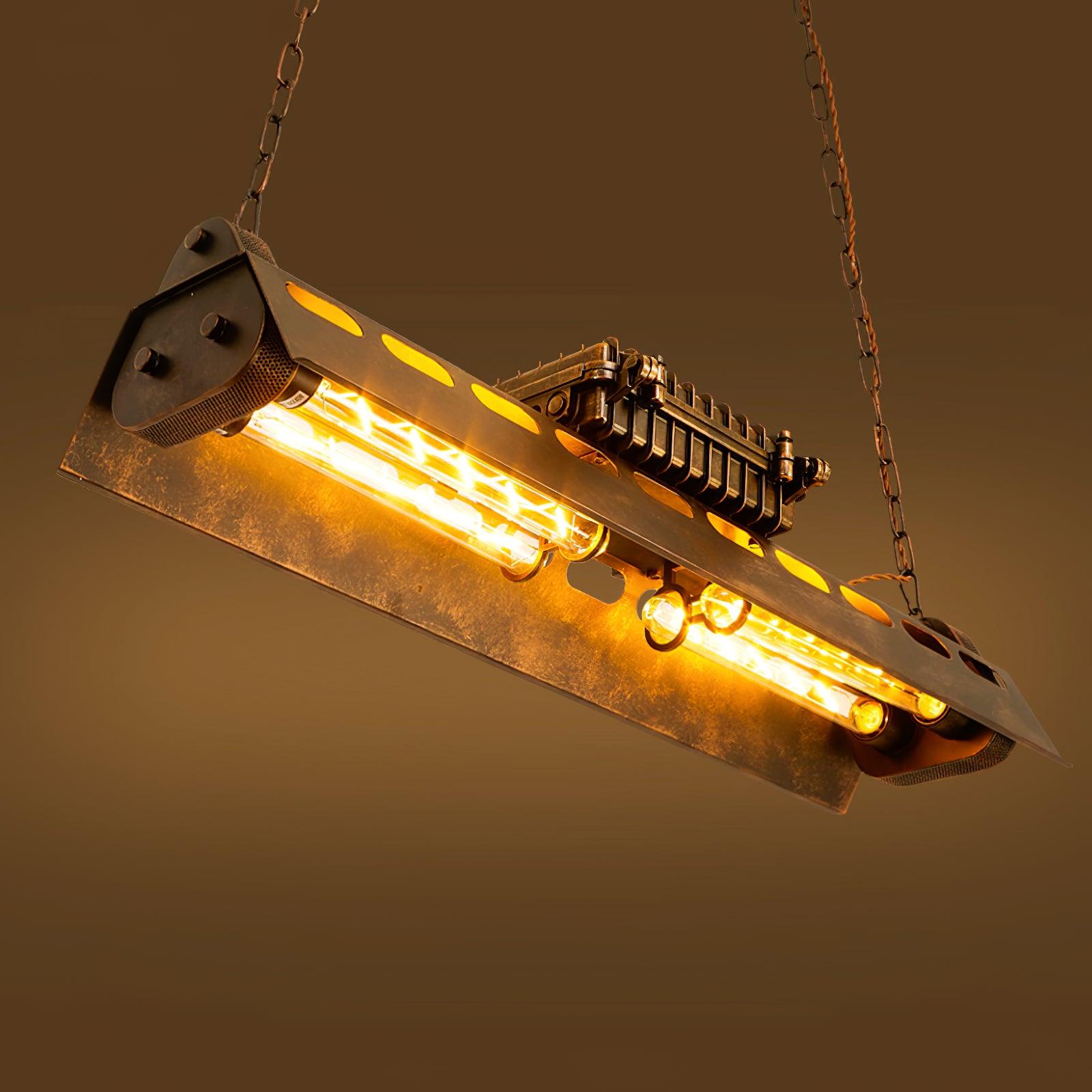 Epoch Industrial Steampunk Indoor Chandelier