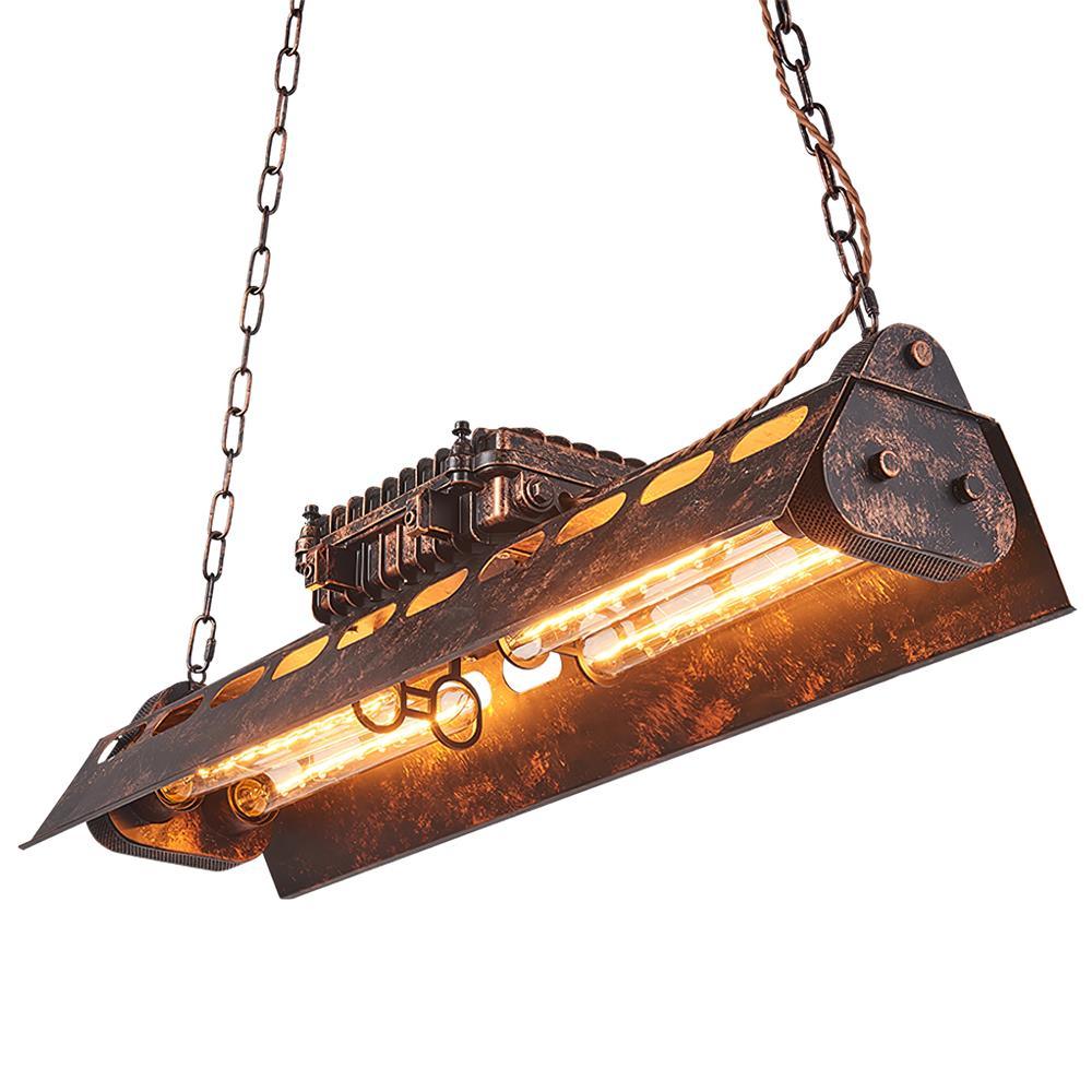 Epoch Industrial Steampunk Indoor Chandelier