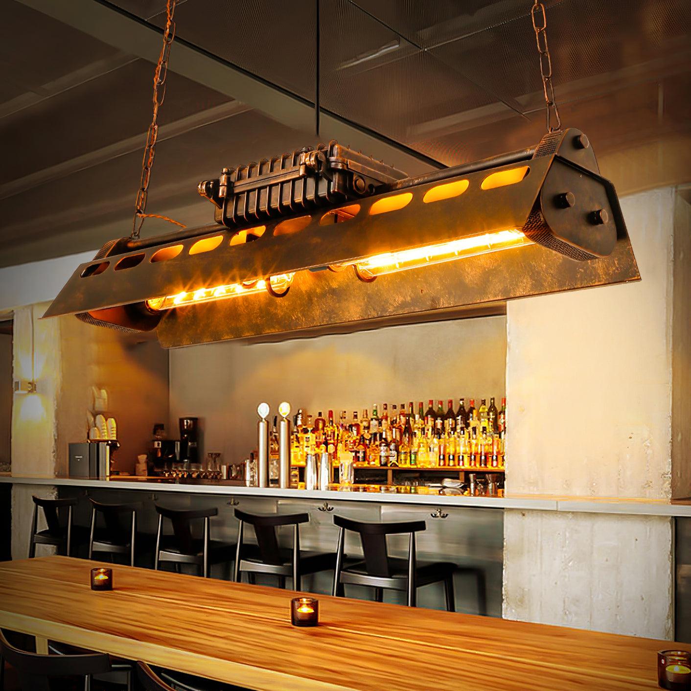 Epoch Industrial Steampunk Indoor Chandelier