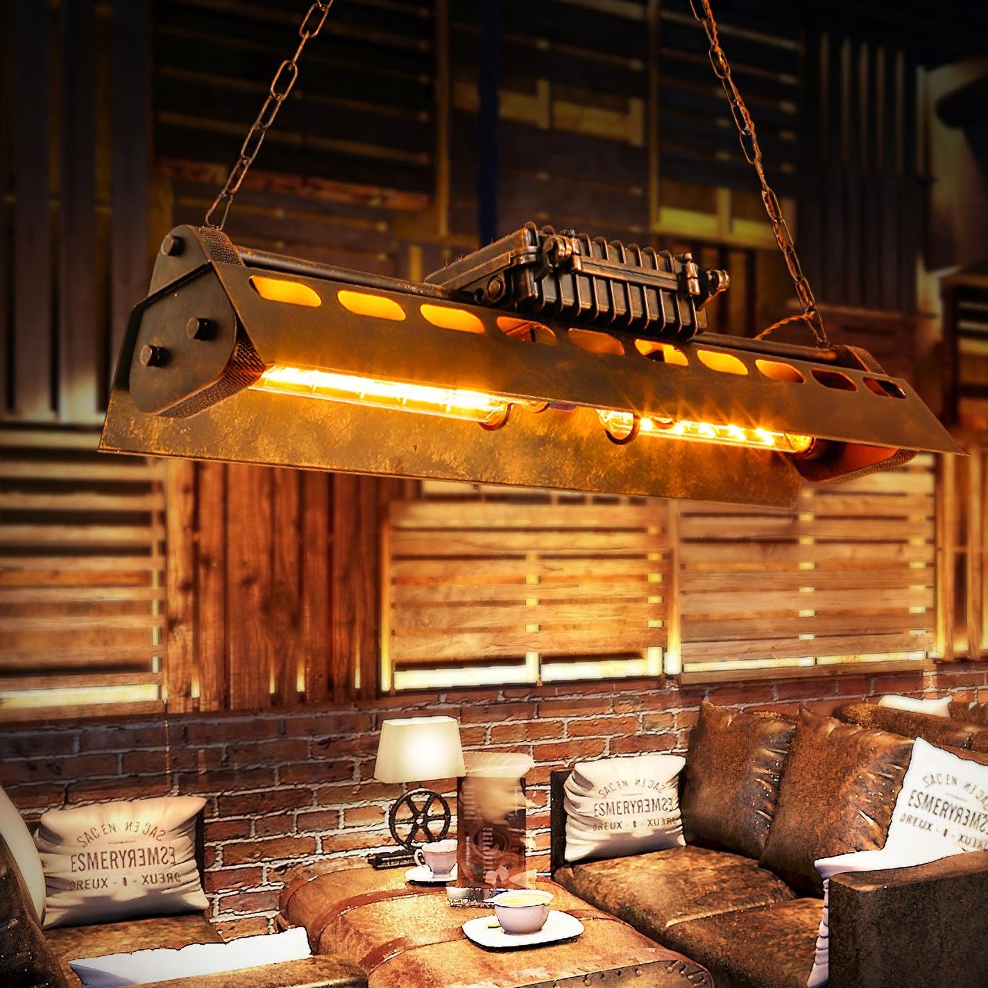 Epoch Industrial Steampunk Indoor Chandelier