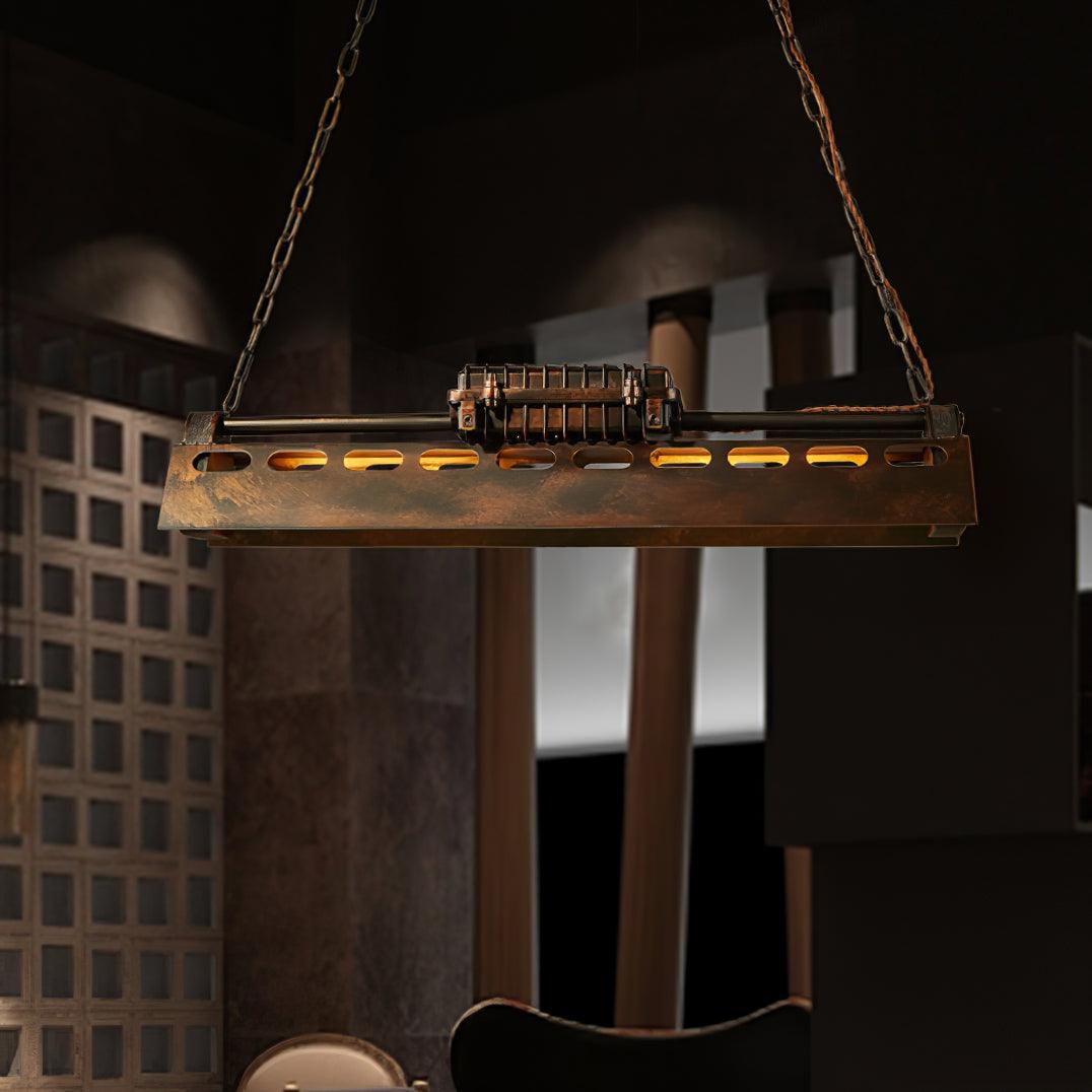 Epoch Industrial Steampunk Indoor Chandelier
