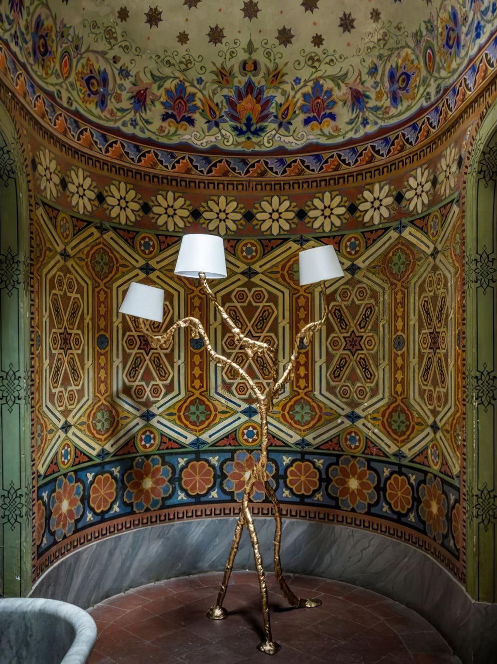 Dendria Triple-Arm Branch Sculptural Floor Lamp - Letslighting