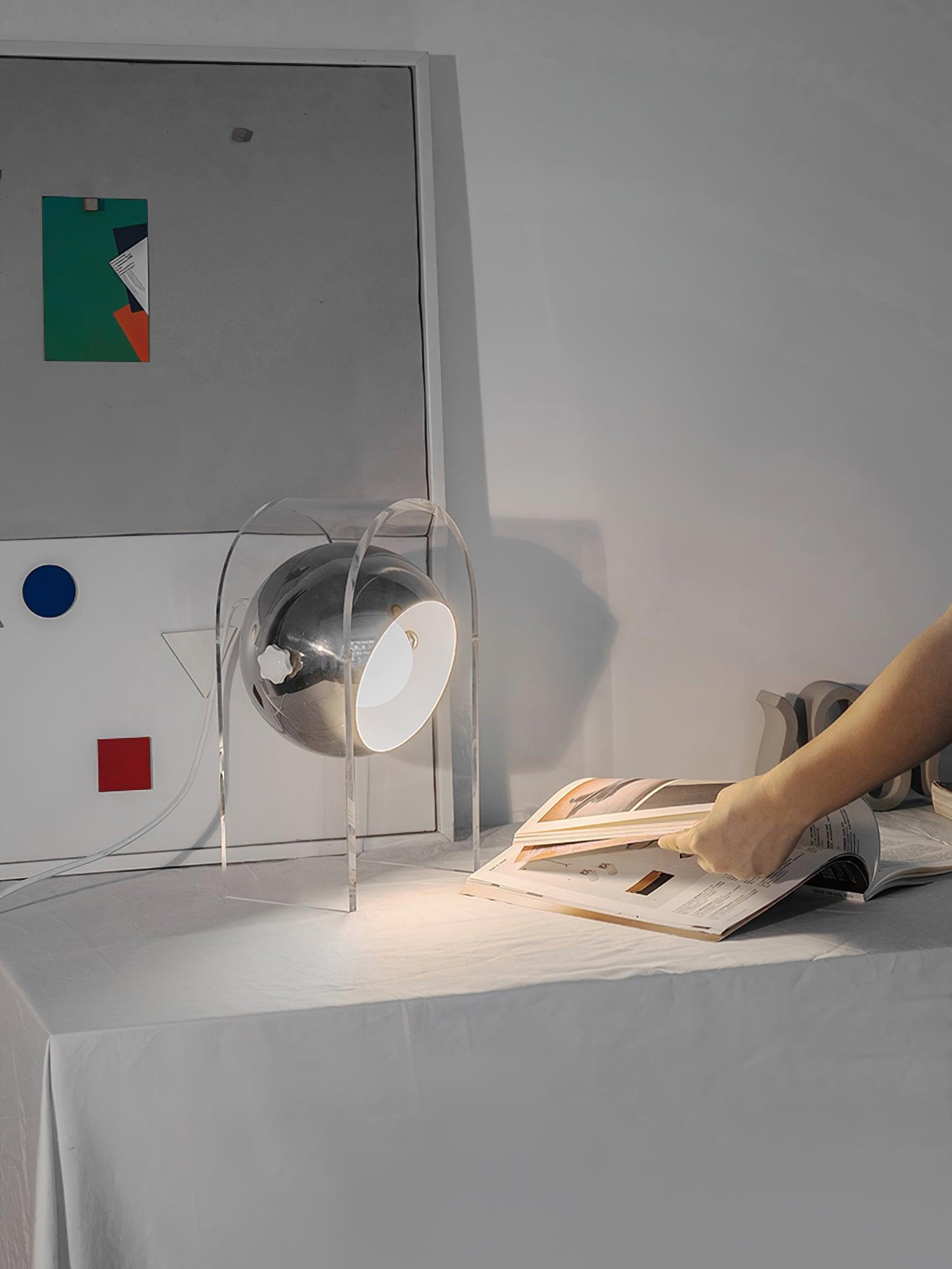 Tynza Steel Futuristic Table Lamp - Letslighting