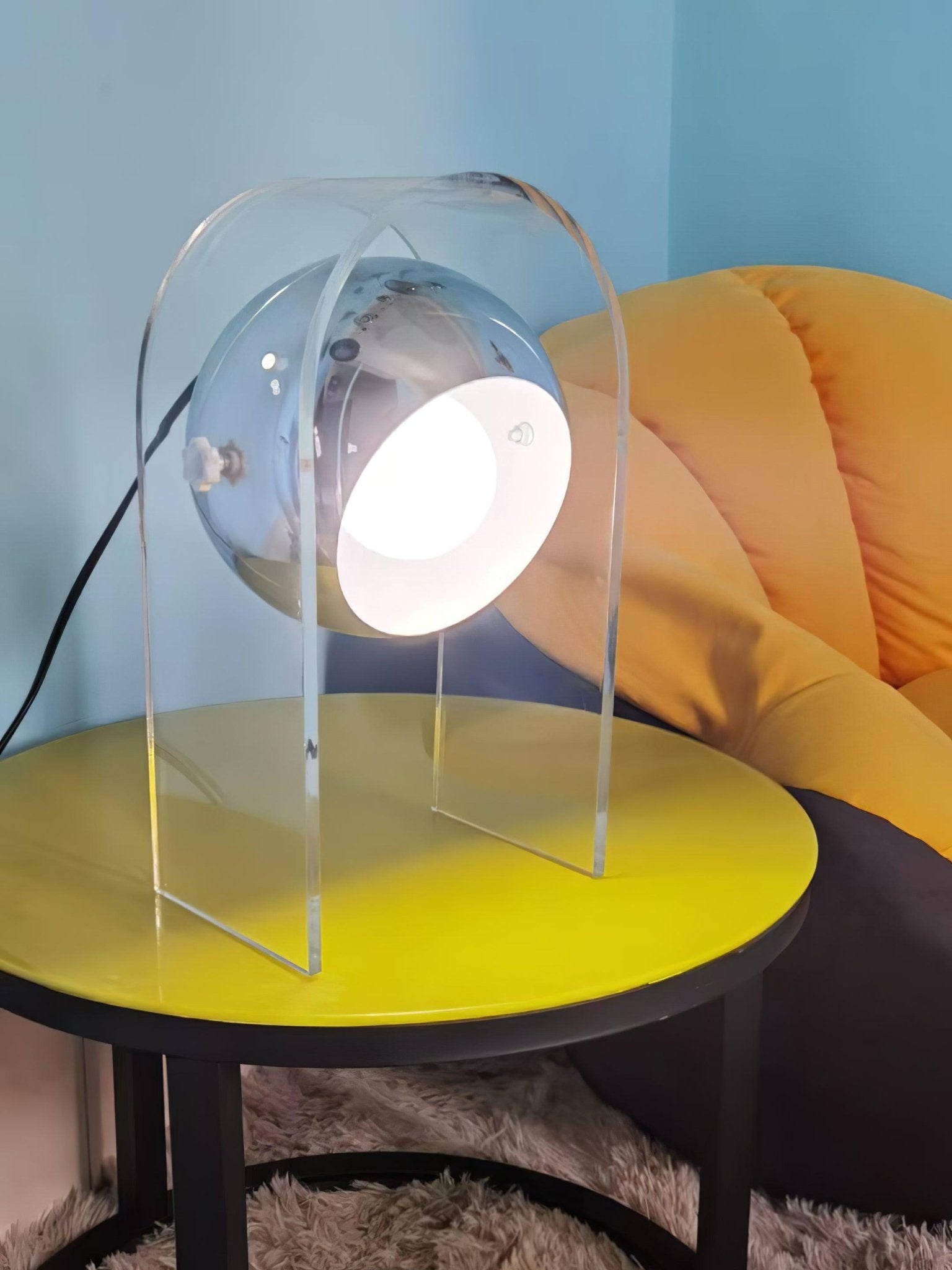 Tynza Steel Futuristic Table Lamp - Letslighting