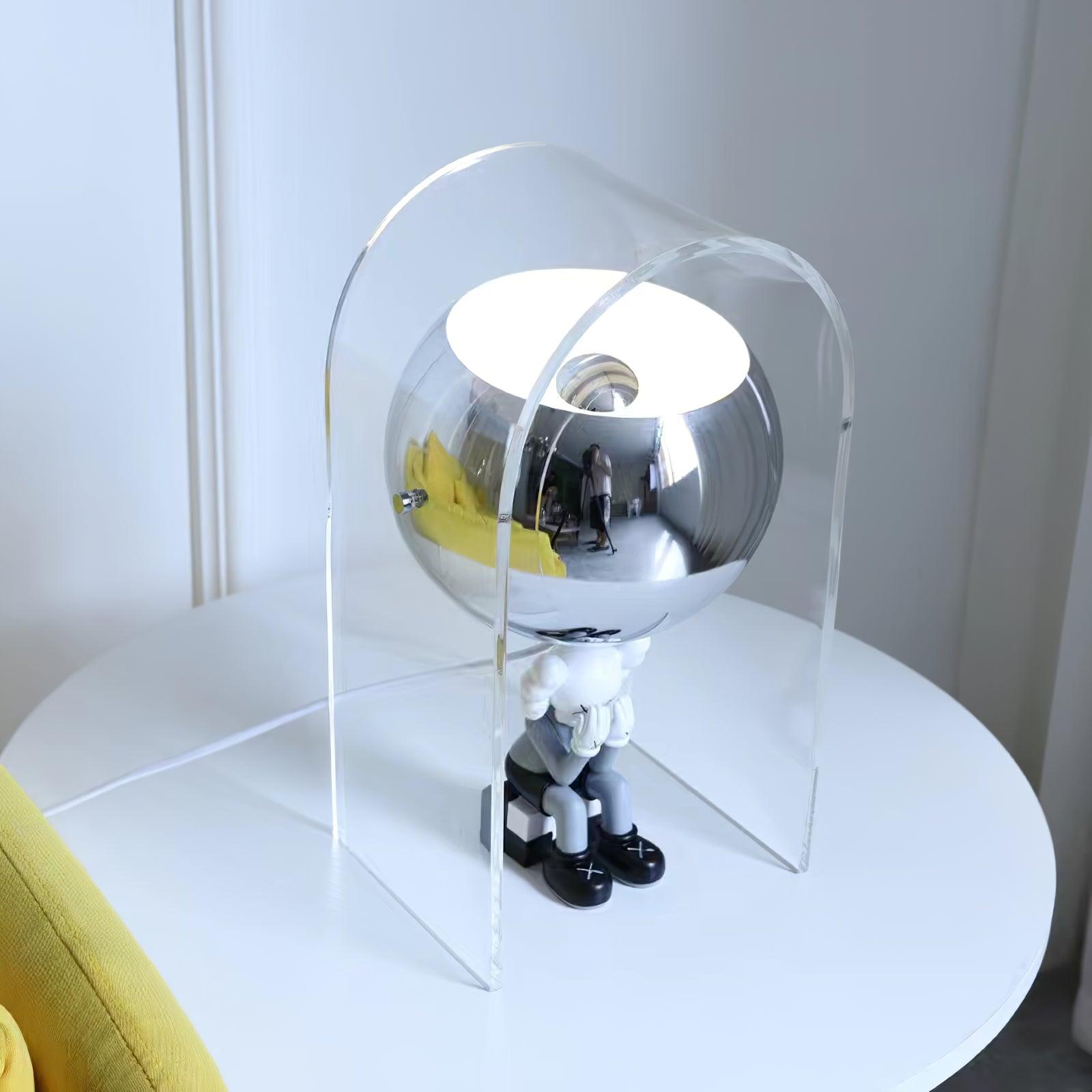 Tynza Steel Futuristic Table Lamp - Letslighting