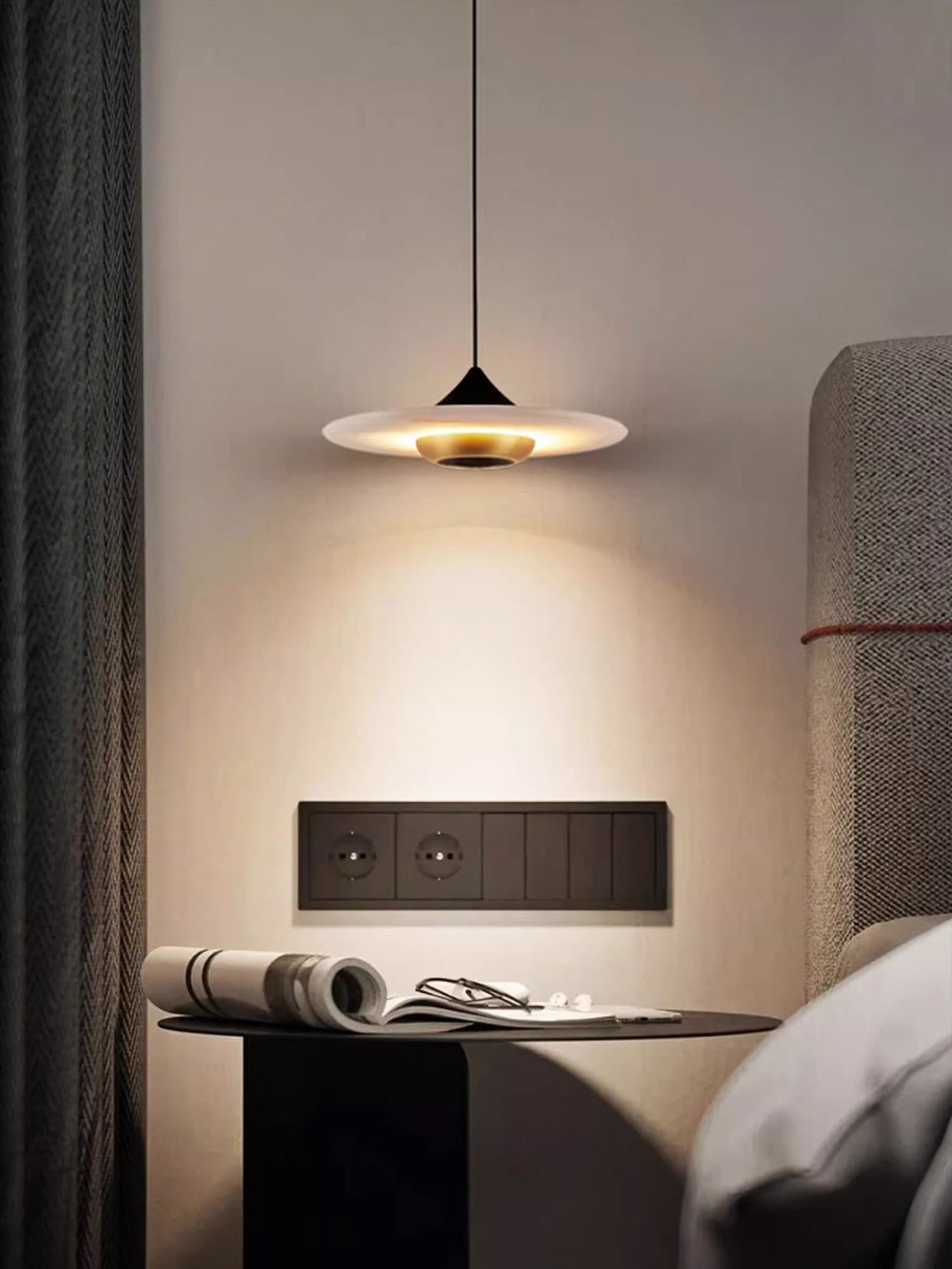 Cimirora Modern Minimalist LED Alabaster Pendant Light - Letslighting