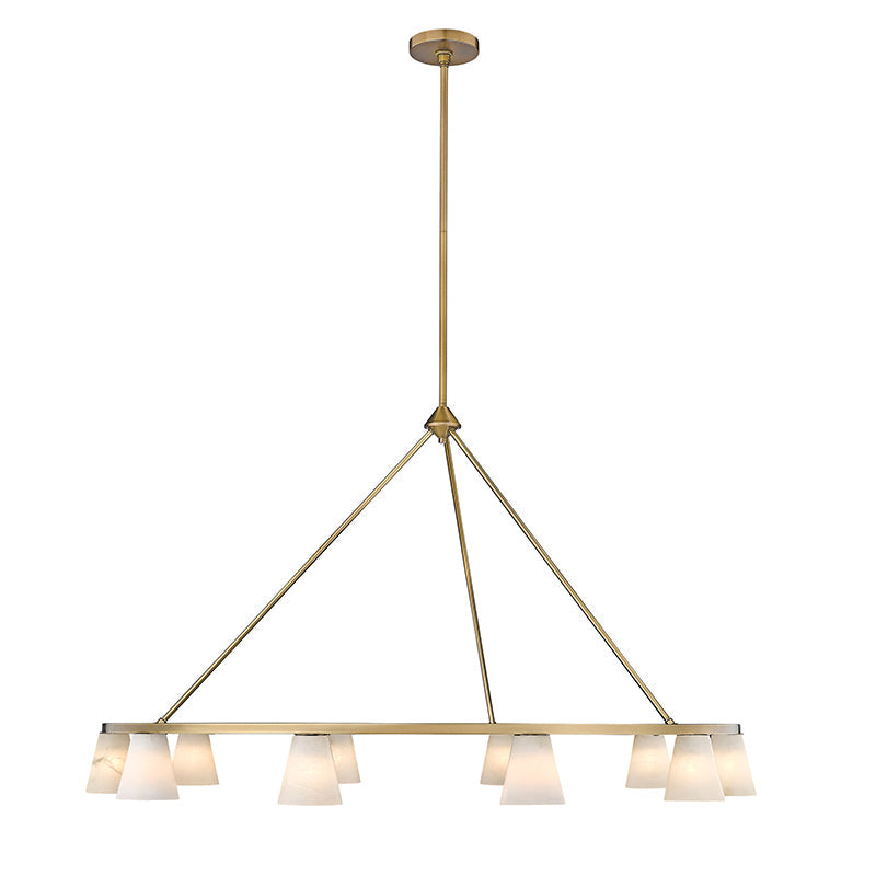 Ilaeiel Premium Elegance Alabaster Chandelier - Letslighting