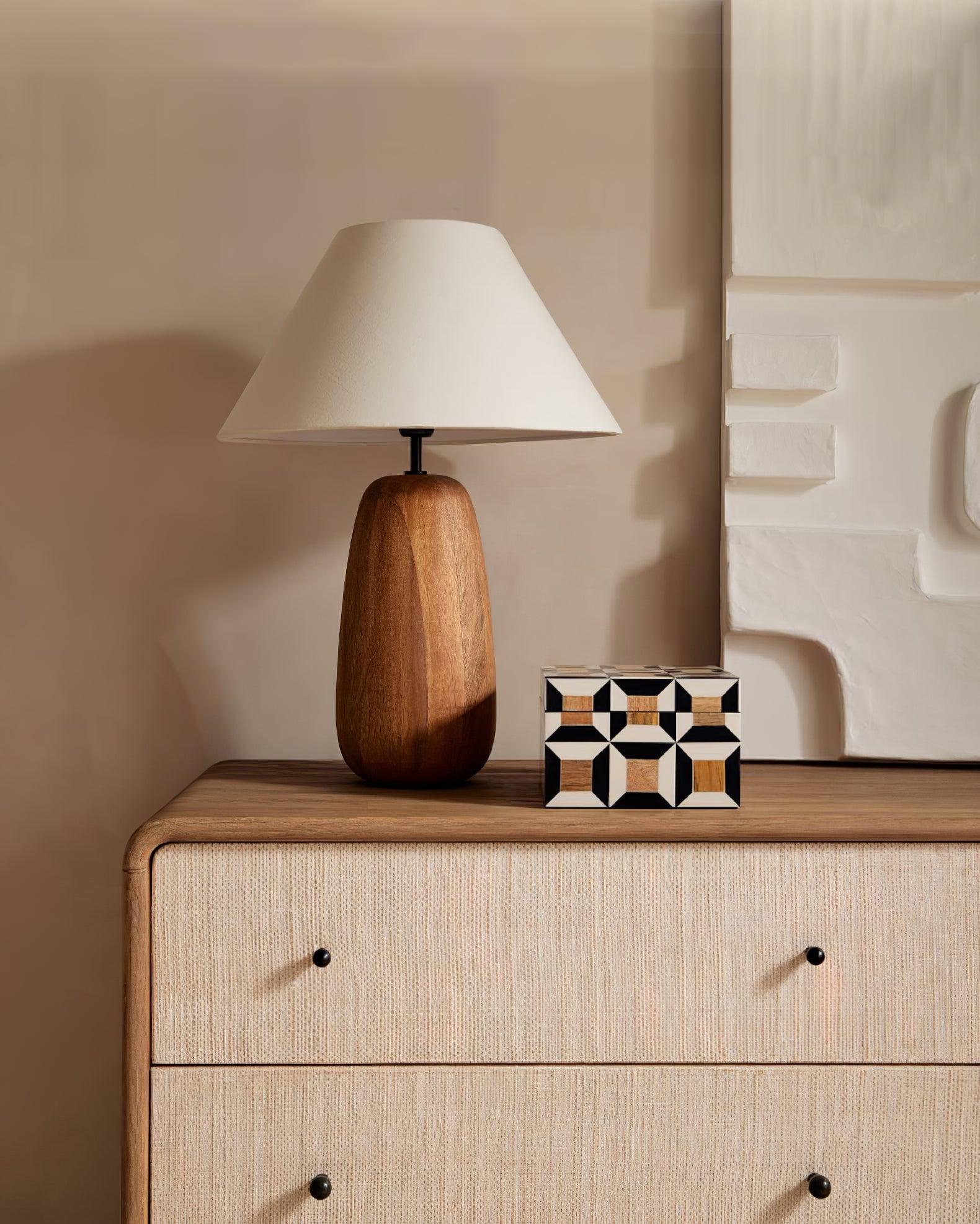 Nina Modern Wood Table Lamp - Letslighting