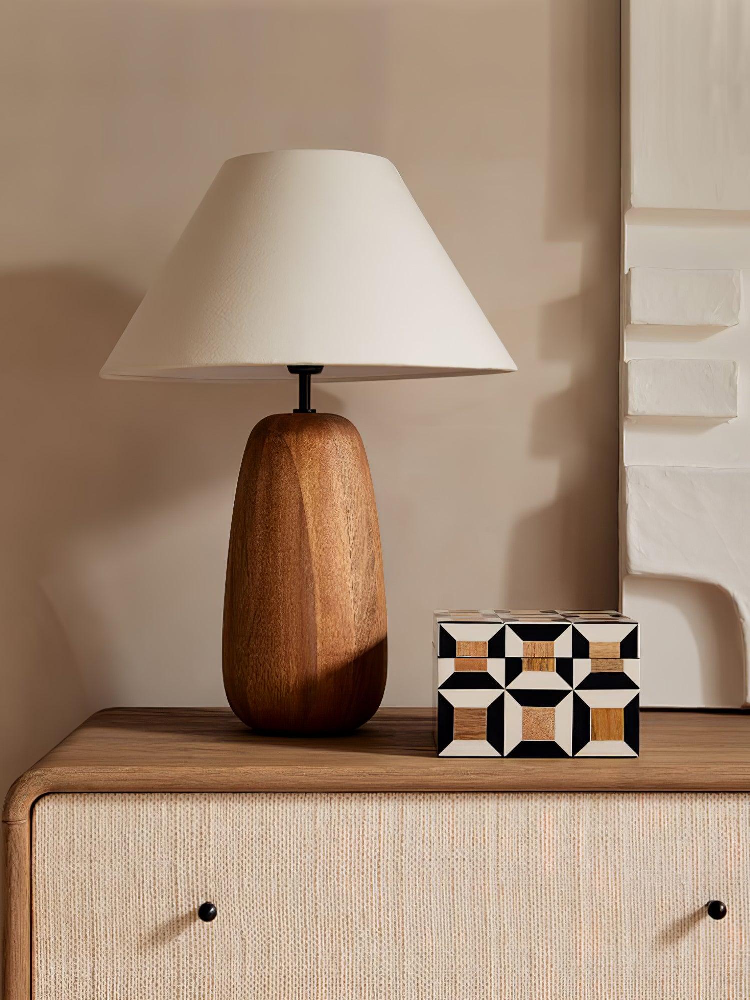 Nina Modern Wood Table Lamp - Letslighting