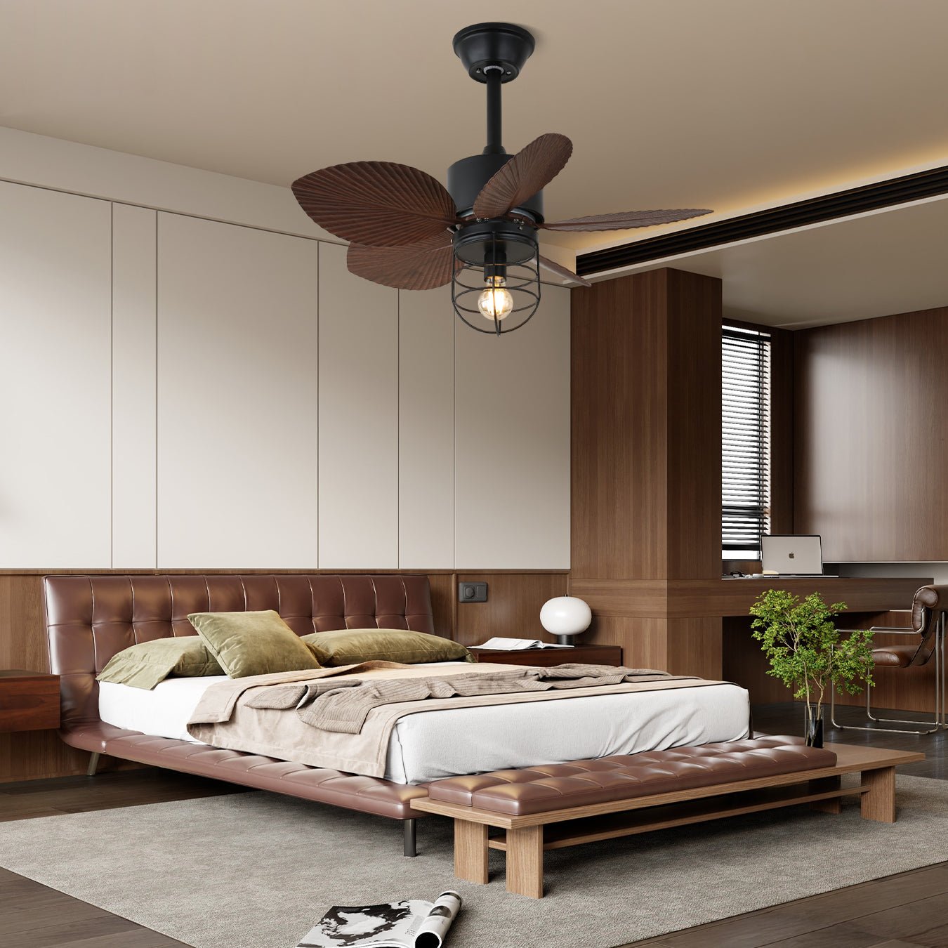 Orion Industrial Ceiling Fan Light - Letslighting