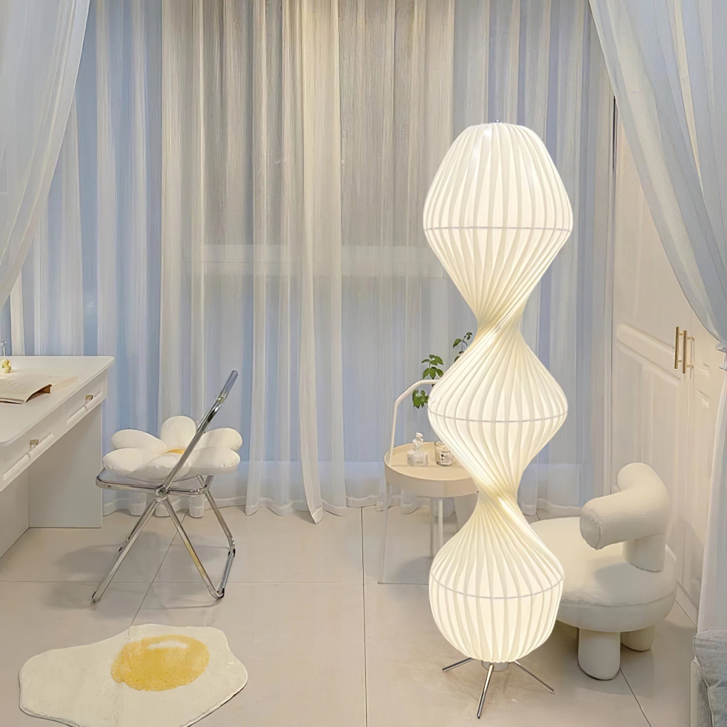 Elare Plastic Floor Lamp - Letslighting