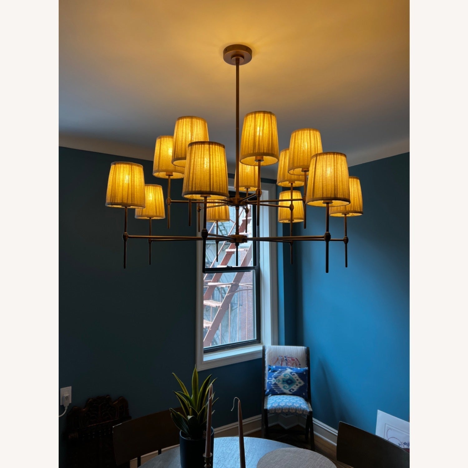 Erthaos Premium Elegance Fabric Chandelier - Letslighting