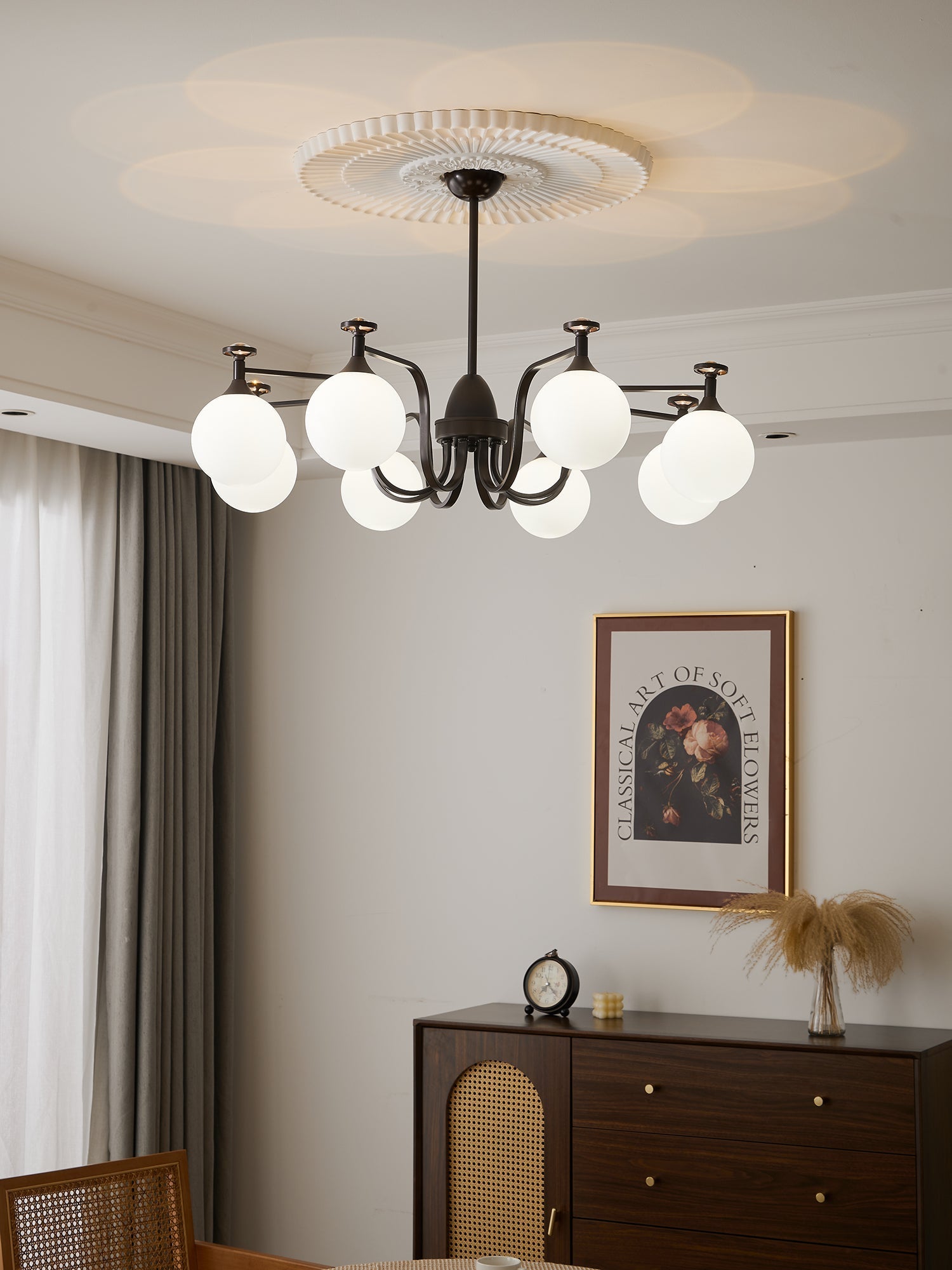 Zotheira Elegance Vintage Glass Chandelier - Letslighting