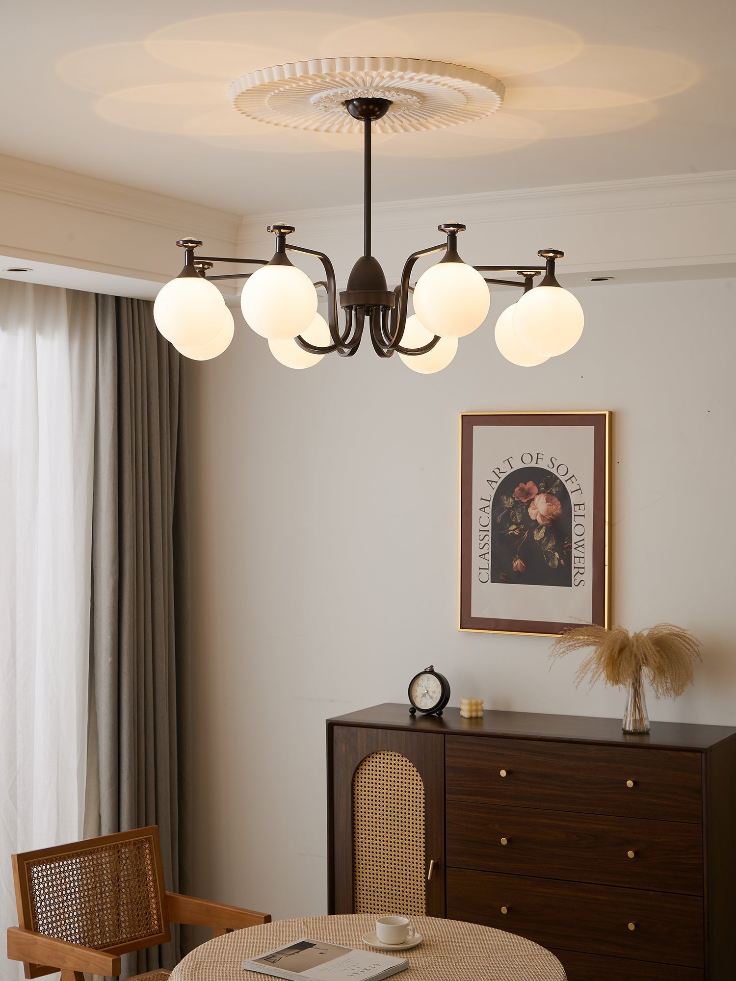 Zotheira Elegance Vintage Glass Chandelier - Letslighting