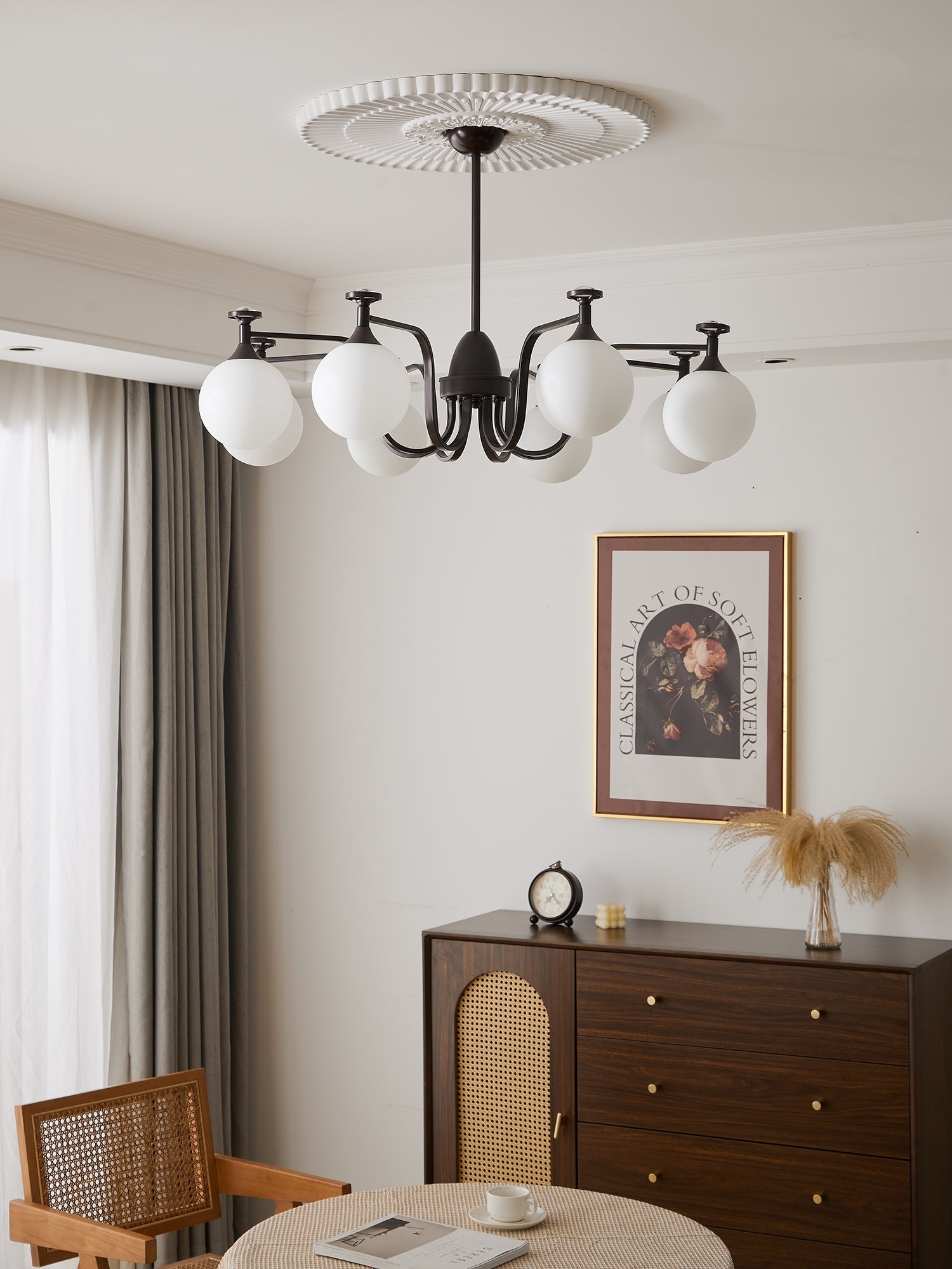 Zotheira Elegance Vintage Glass Chandelier - Letslighting