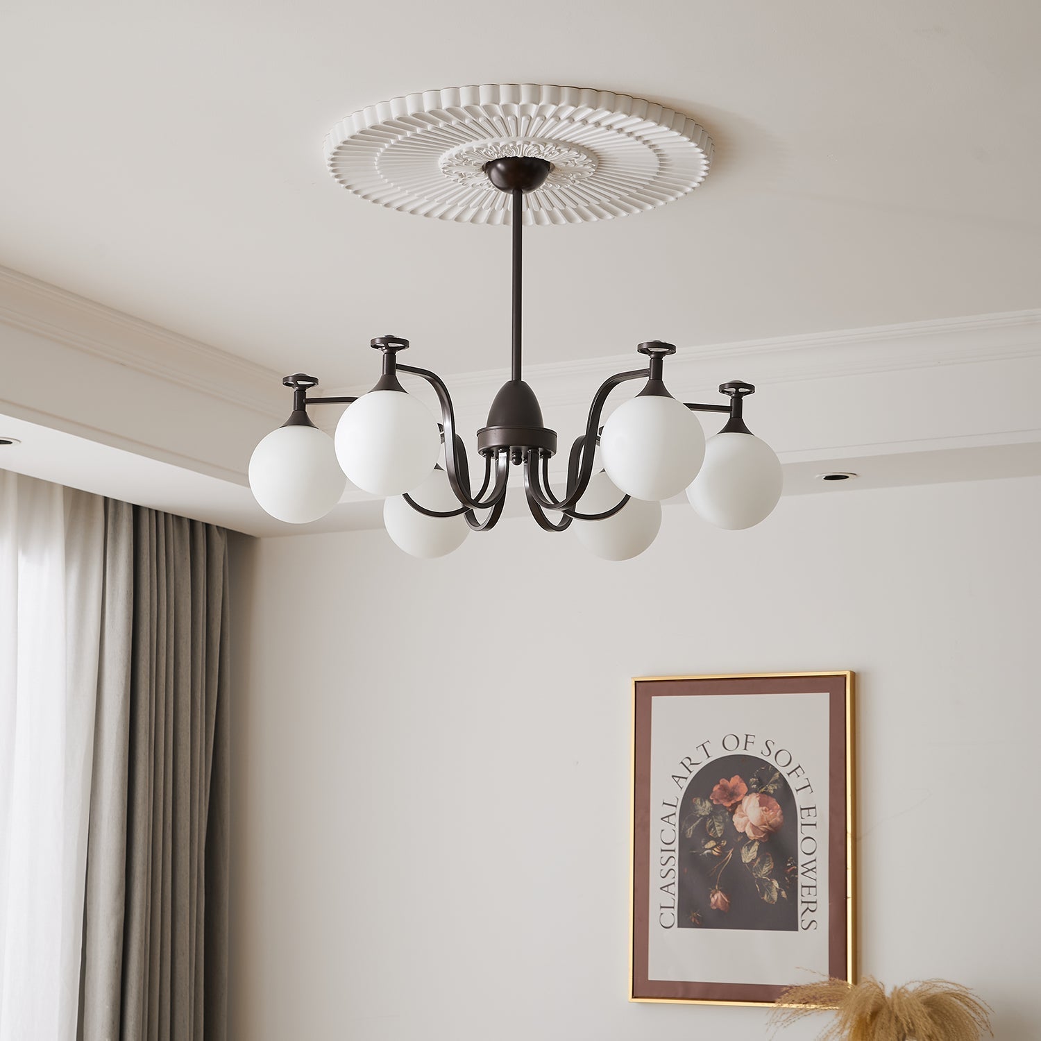 Zotheira Elegance Vintage Glass Chandelier - Letslighting