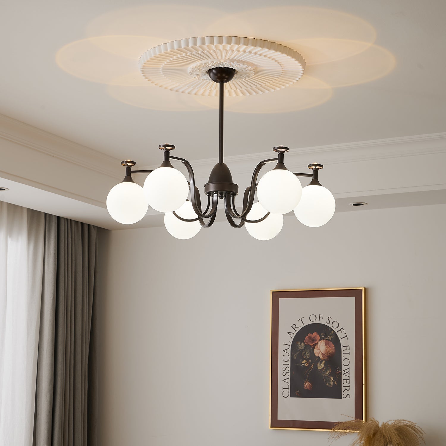 Zotheira Elegance Vintage Glass Chandelier - Letslighting